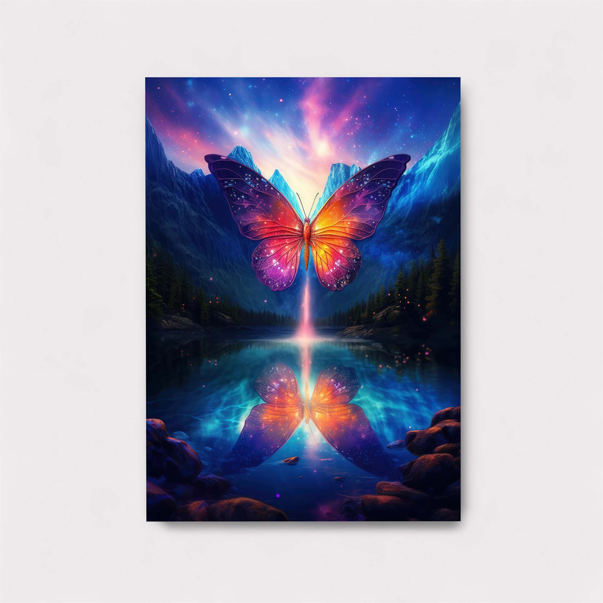 Butterfly Dreamscape Safe Wall Magnetic / M