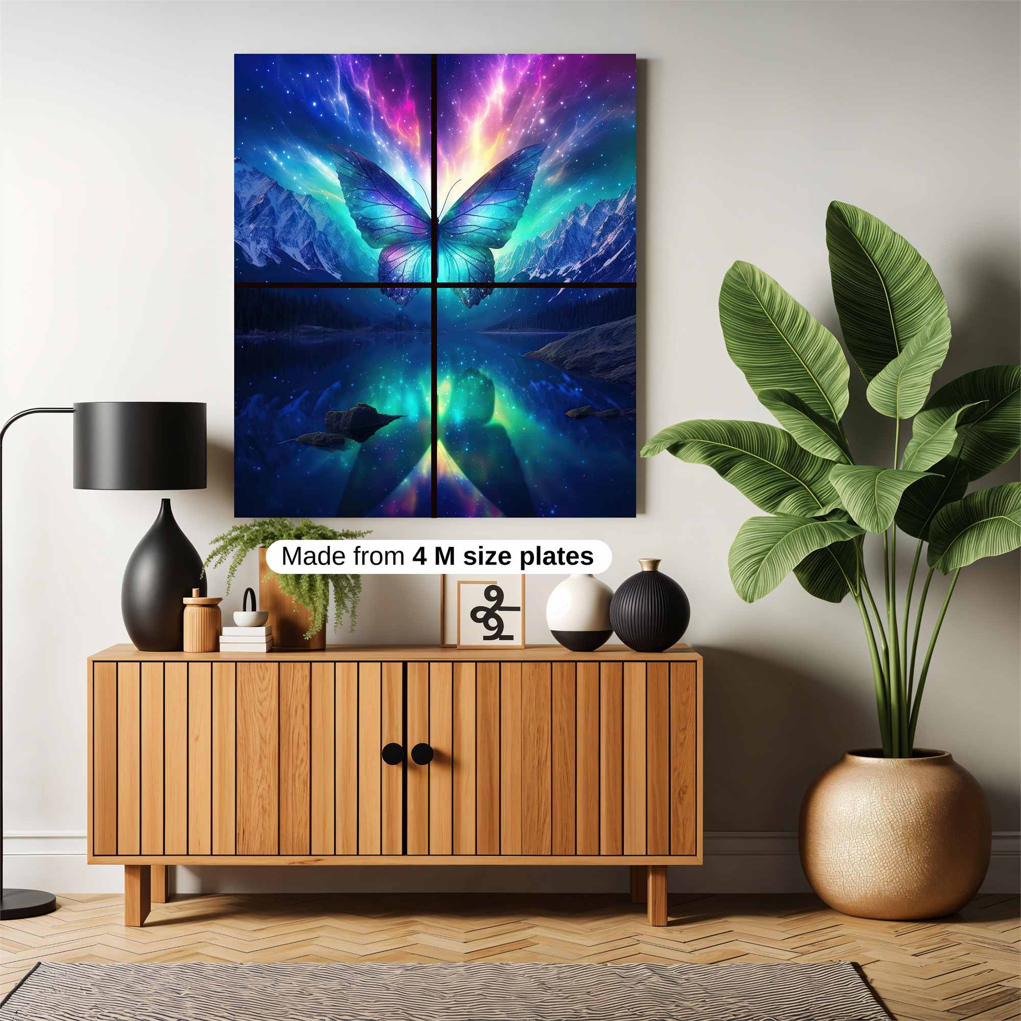 Aurora Butterfly Safe Wall Magnetic / M