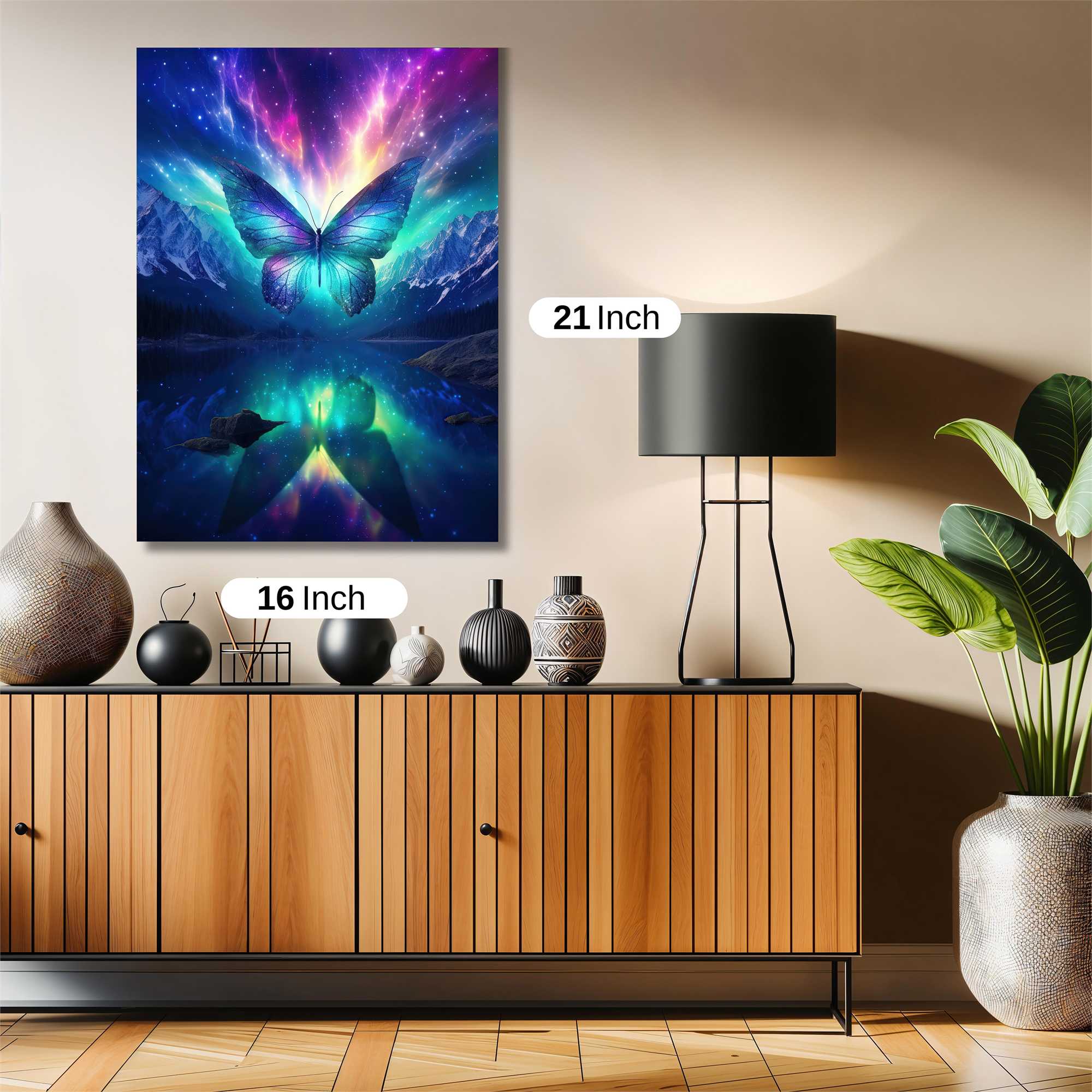 Aurora Butterfly Safe Wall Magnetic / M