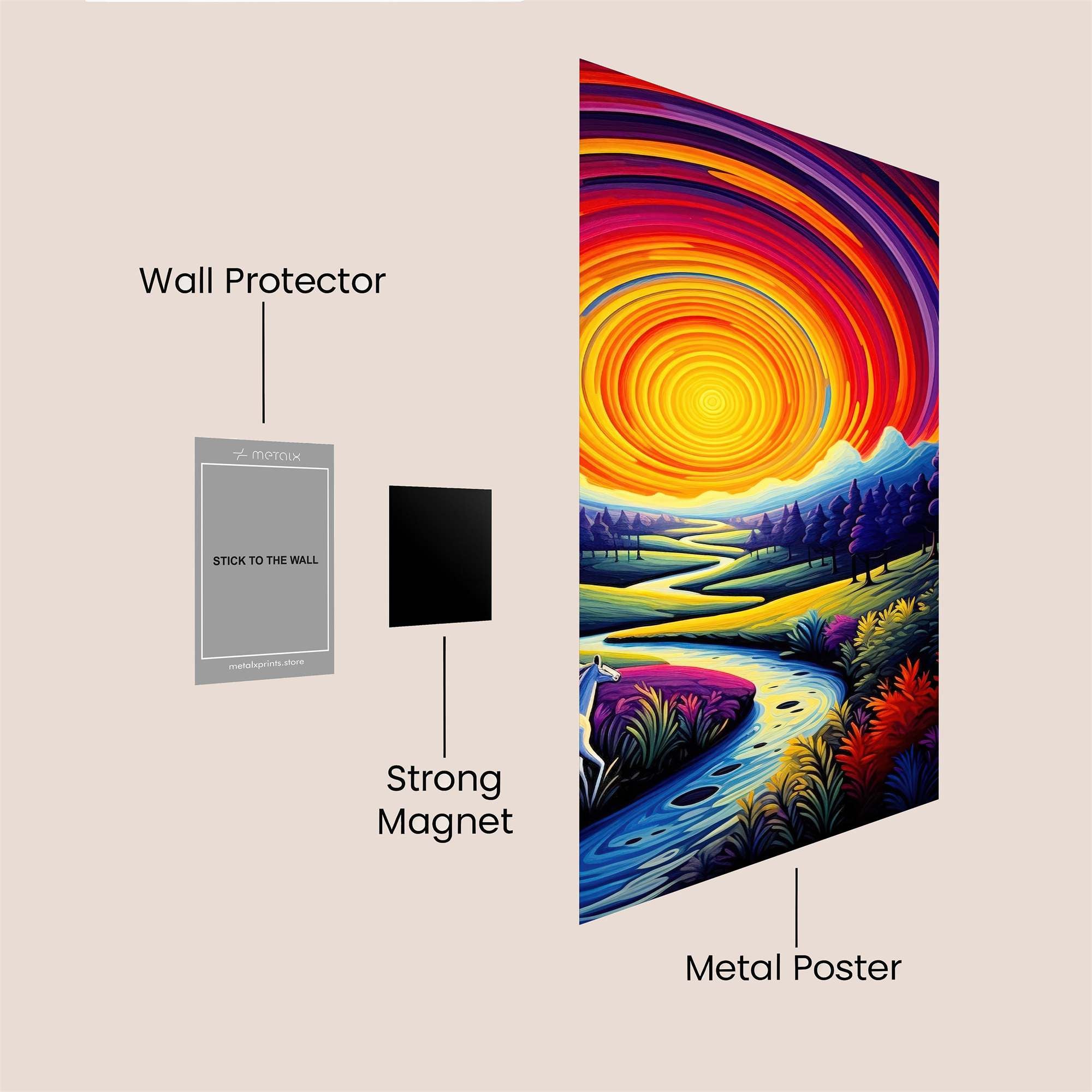 Unicorn Radiance Safe Wall Magnetic / M