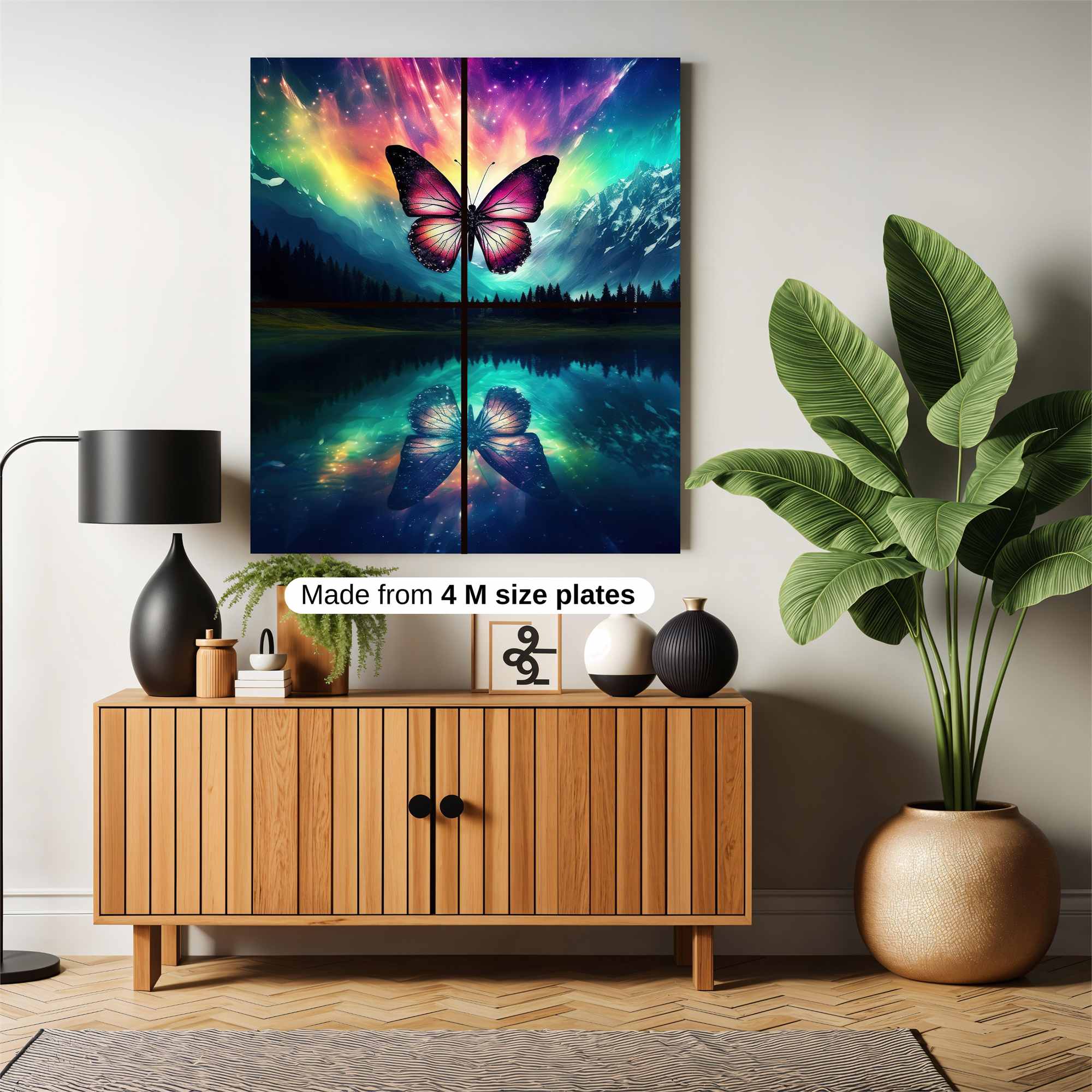 Aurora Butterfly Safe Wall Magnetic / M
