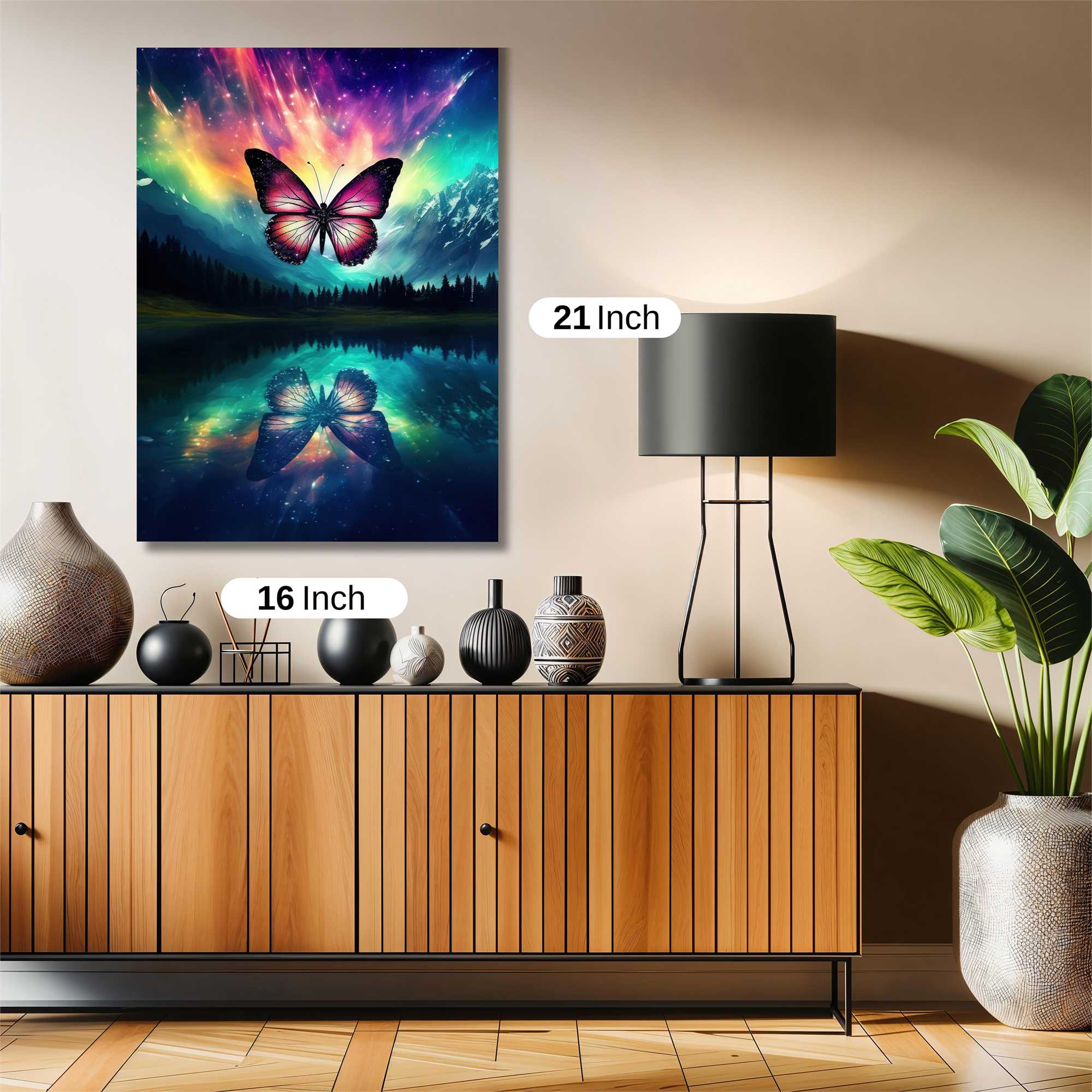 Aurora Butterfly Safe Wall Magnetic / M