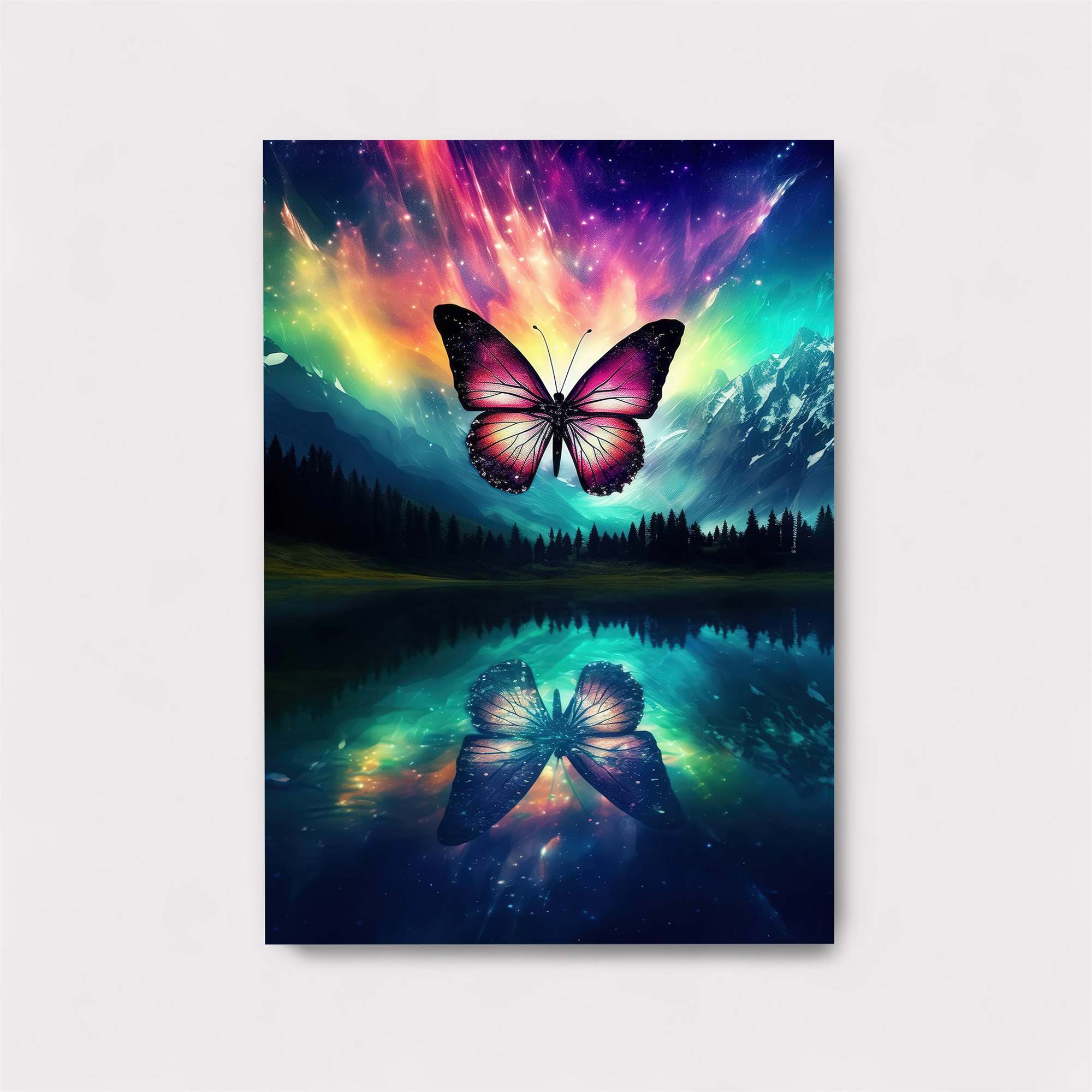 Aurora Butterfly Safe Wall Magnetic / M