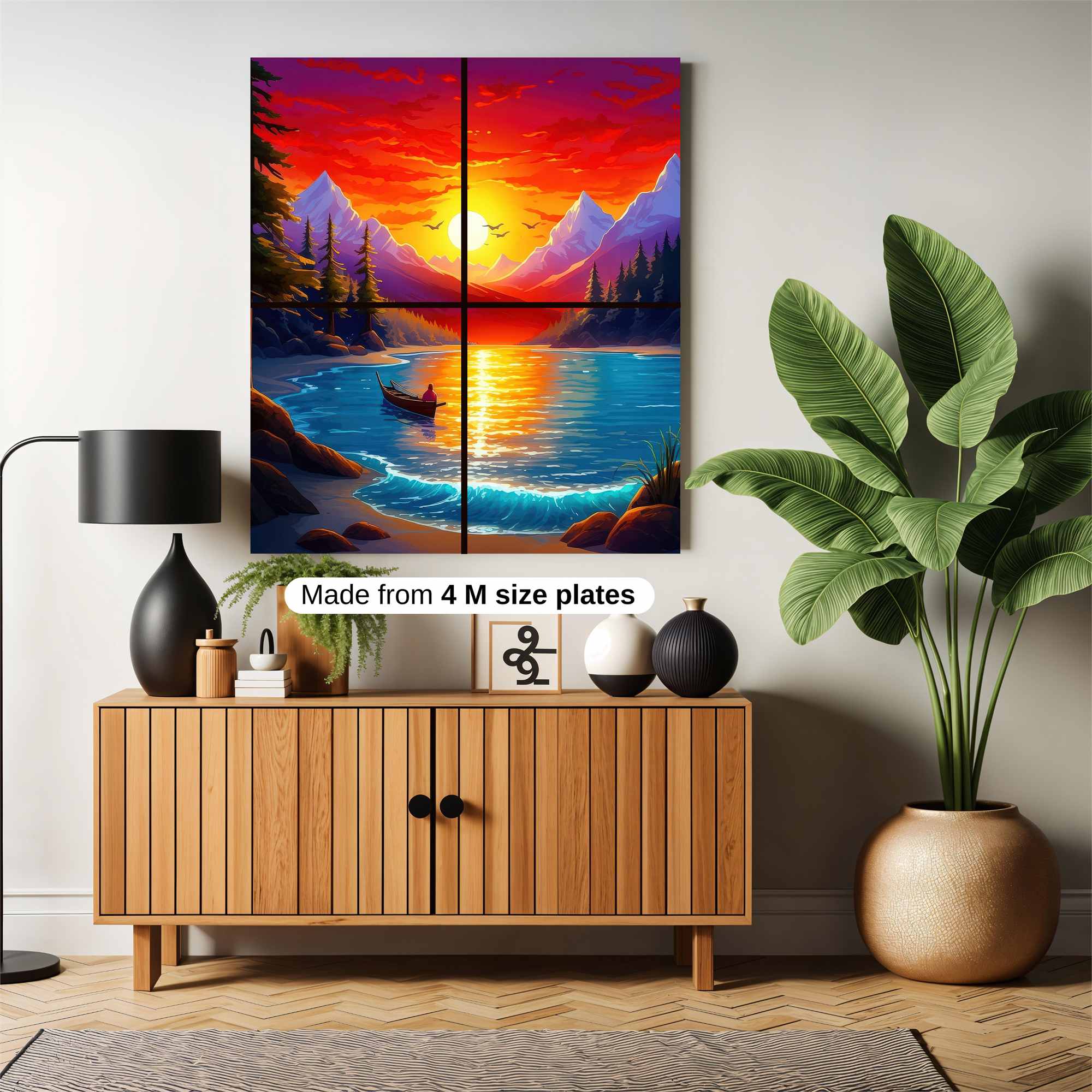 Sunset Serenity Safe Wall Magnetic / M