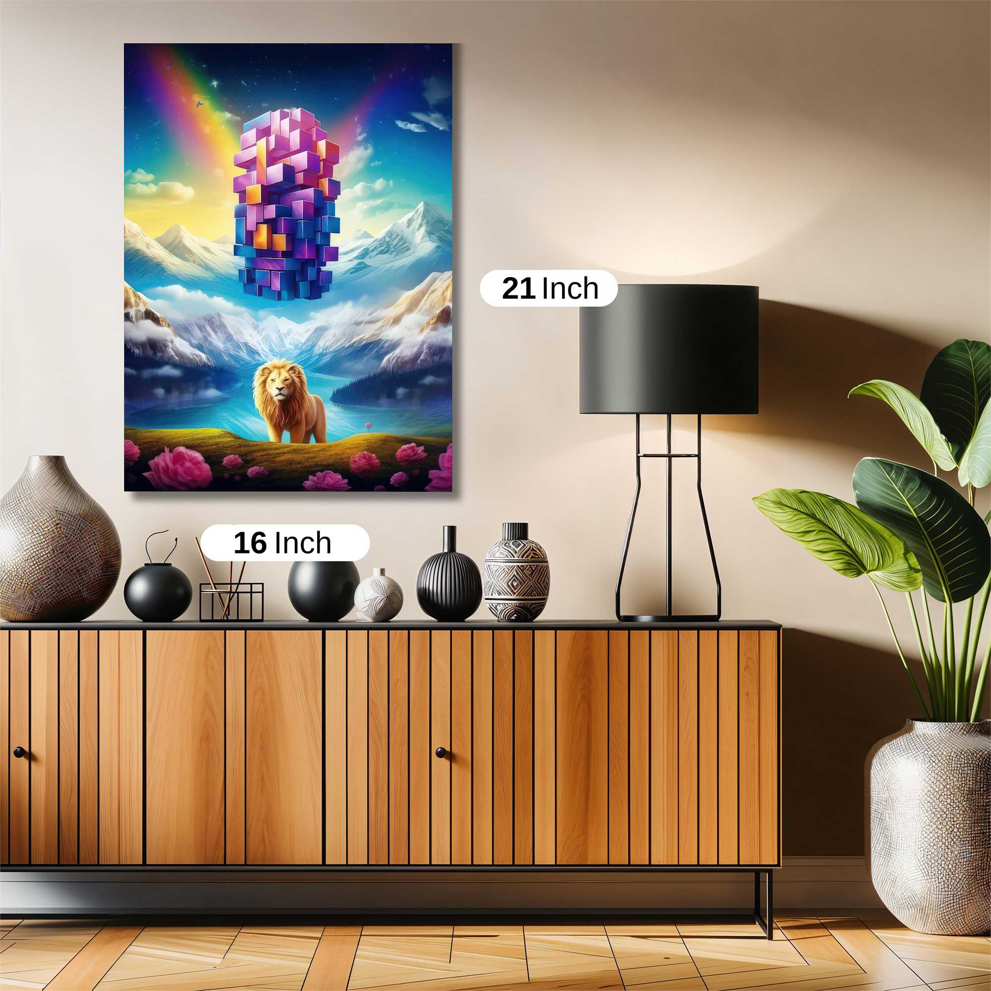 Lion Serenity Safe Wall Magnetic / M