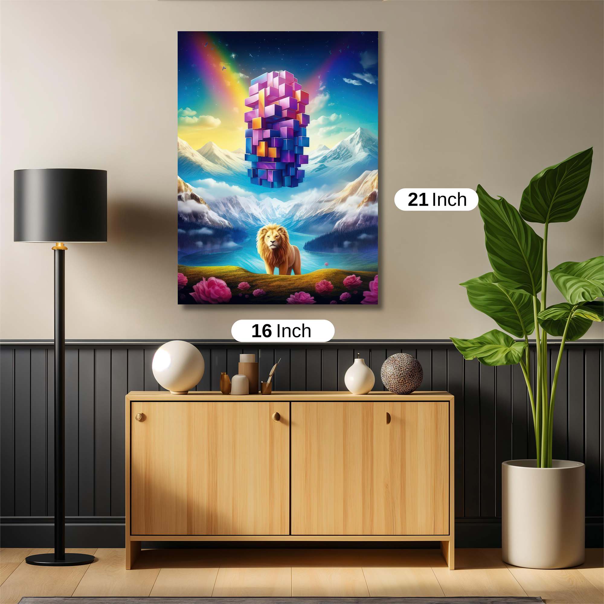 Lion Serenity Safe Wall Magnetic / M