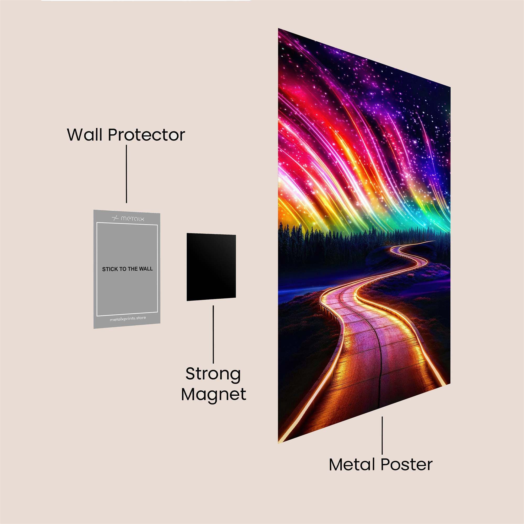 Aurora Dream Safe Wall Magnetic / M