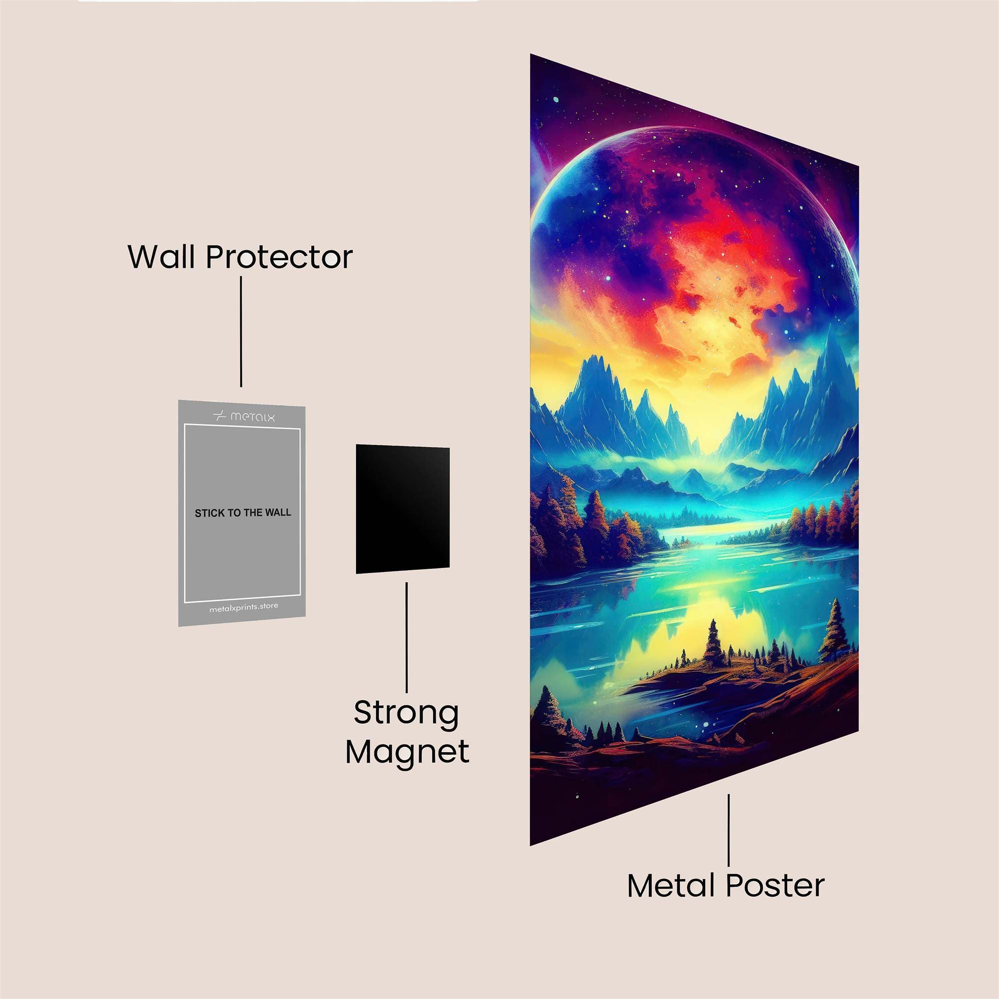 Lunar Dream Safe Wall Magnetic / M