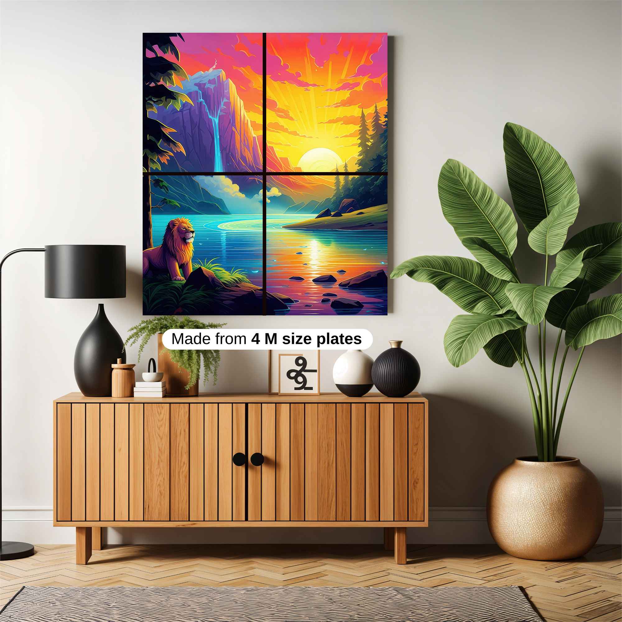 Lion Serenity Safe Wall Magnetic / M