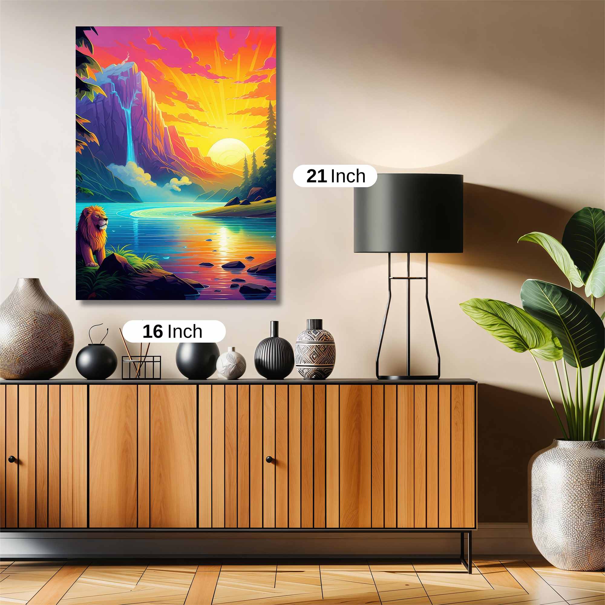 Lion Serenity Safe Wall Magnetic / M