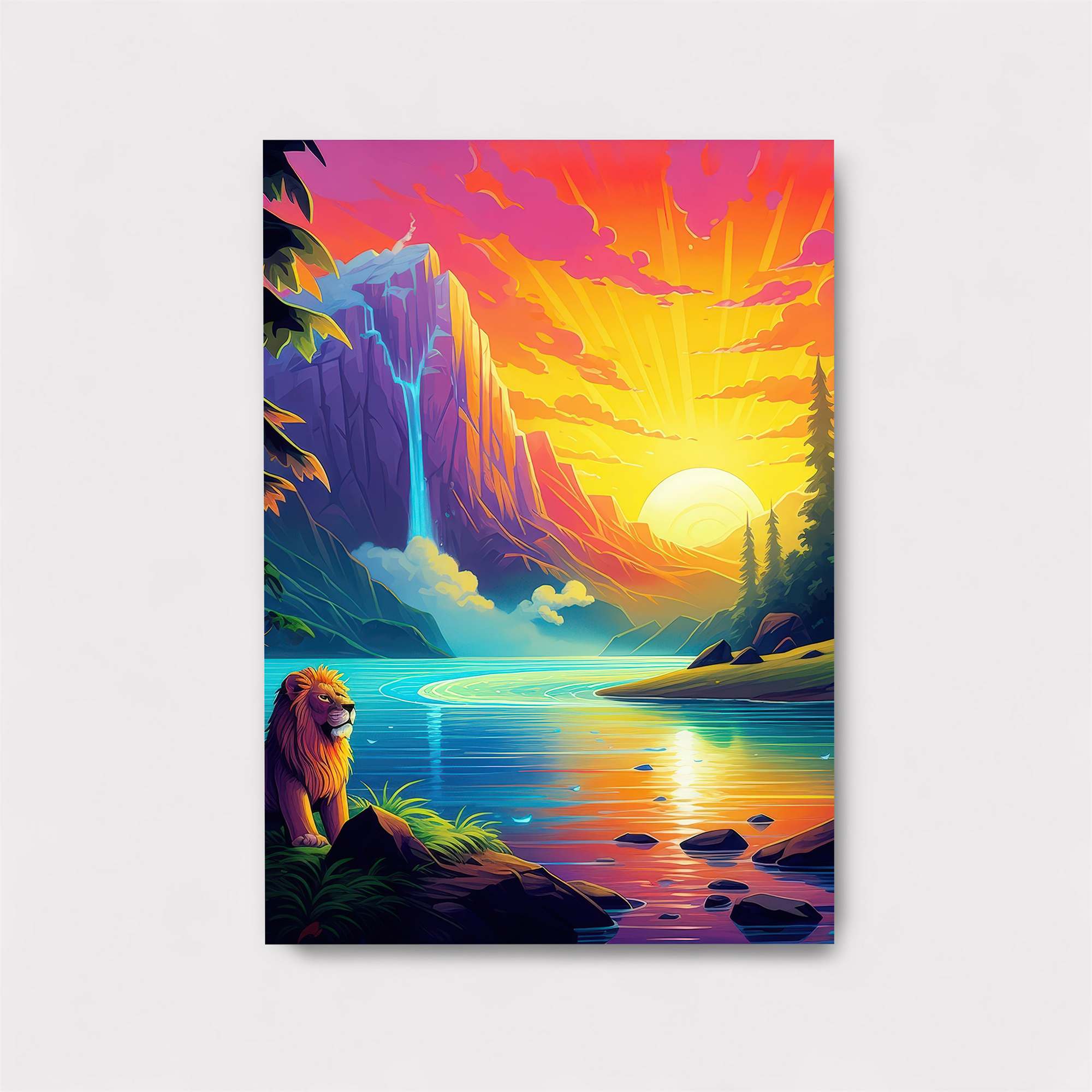 Lion Serenity Safe Wall Magnetic / M