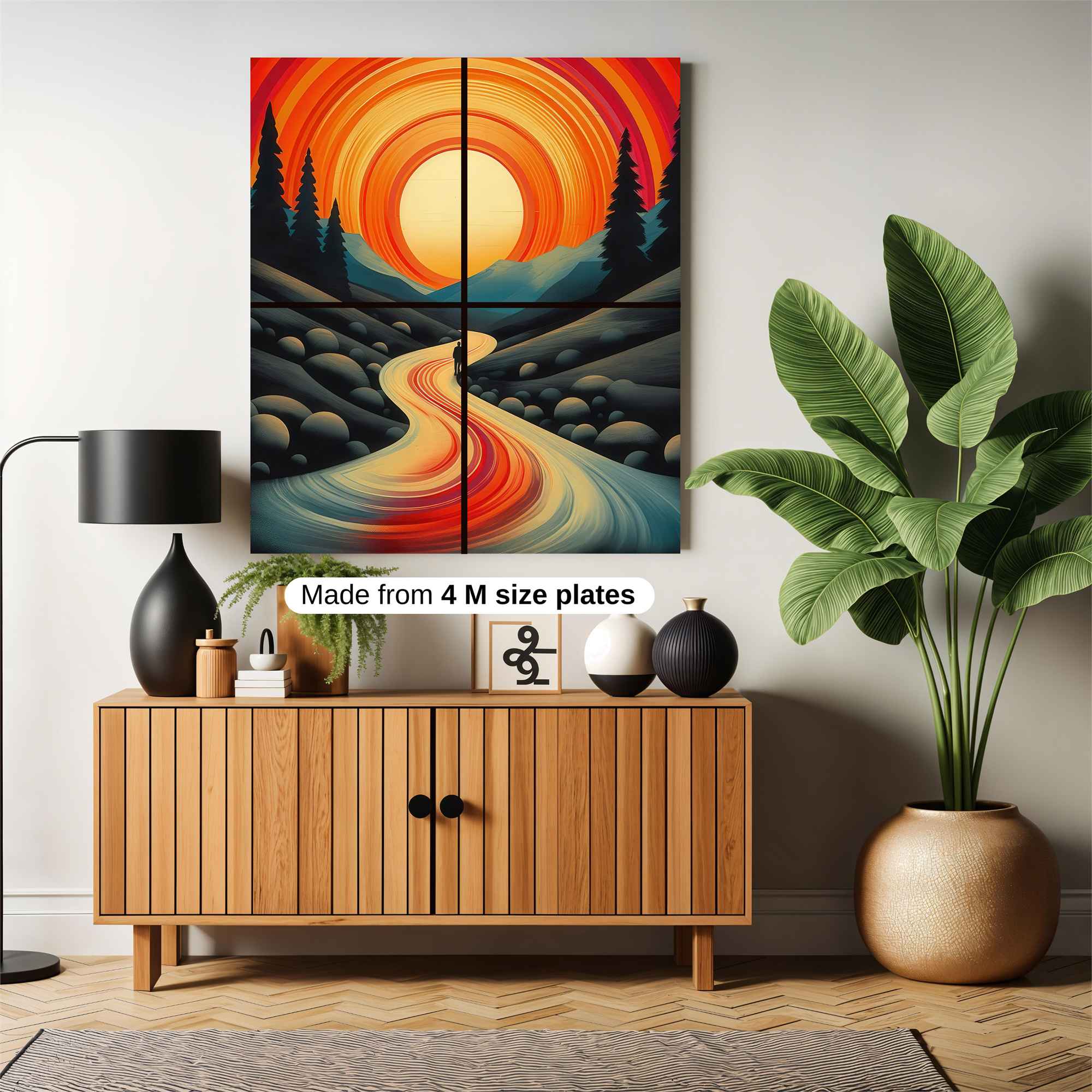 Sunrise Serenity Safe Wall Magnetic / M