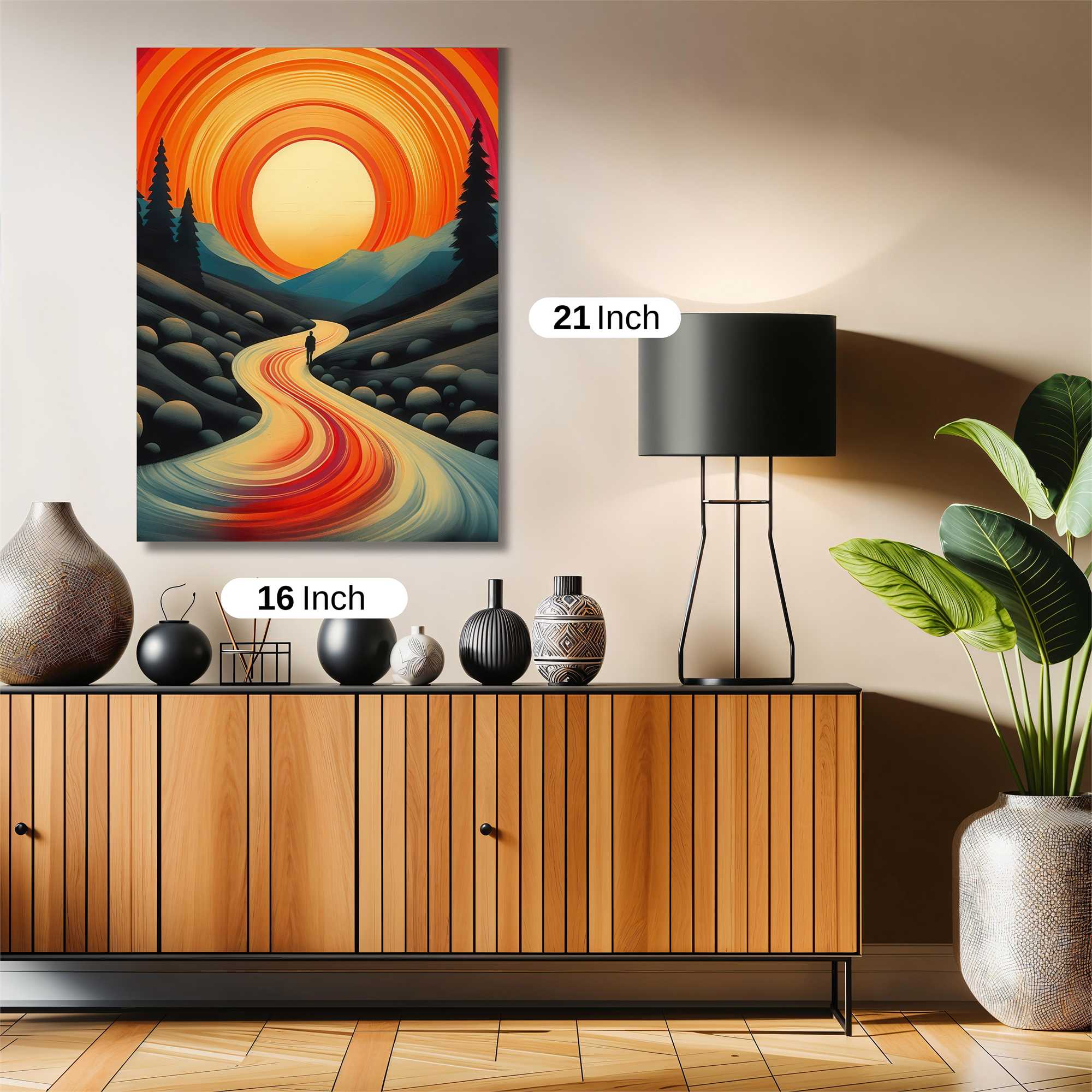 Sunrise Serenity Safe Wall Magnetic / M