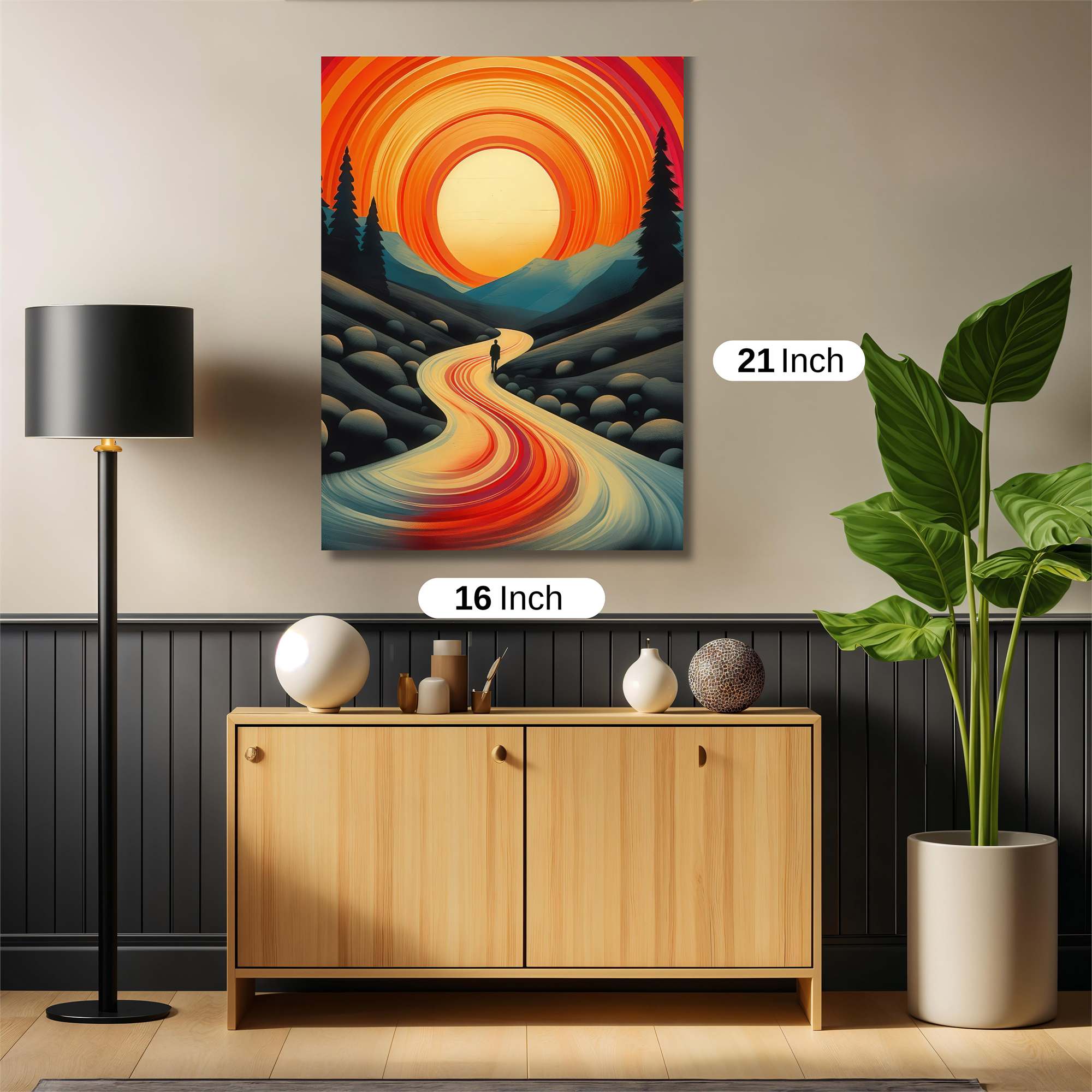Sunrise Serenity Safe Wall Magnetic / M