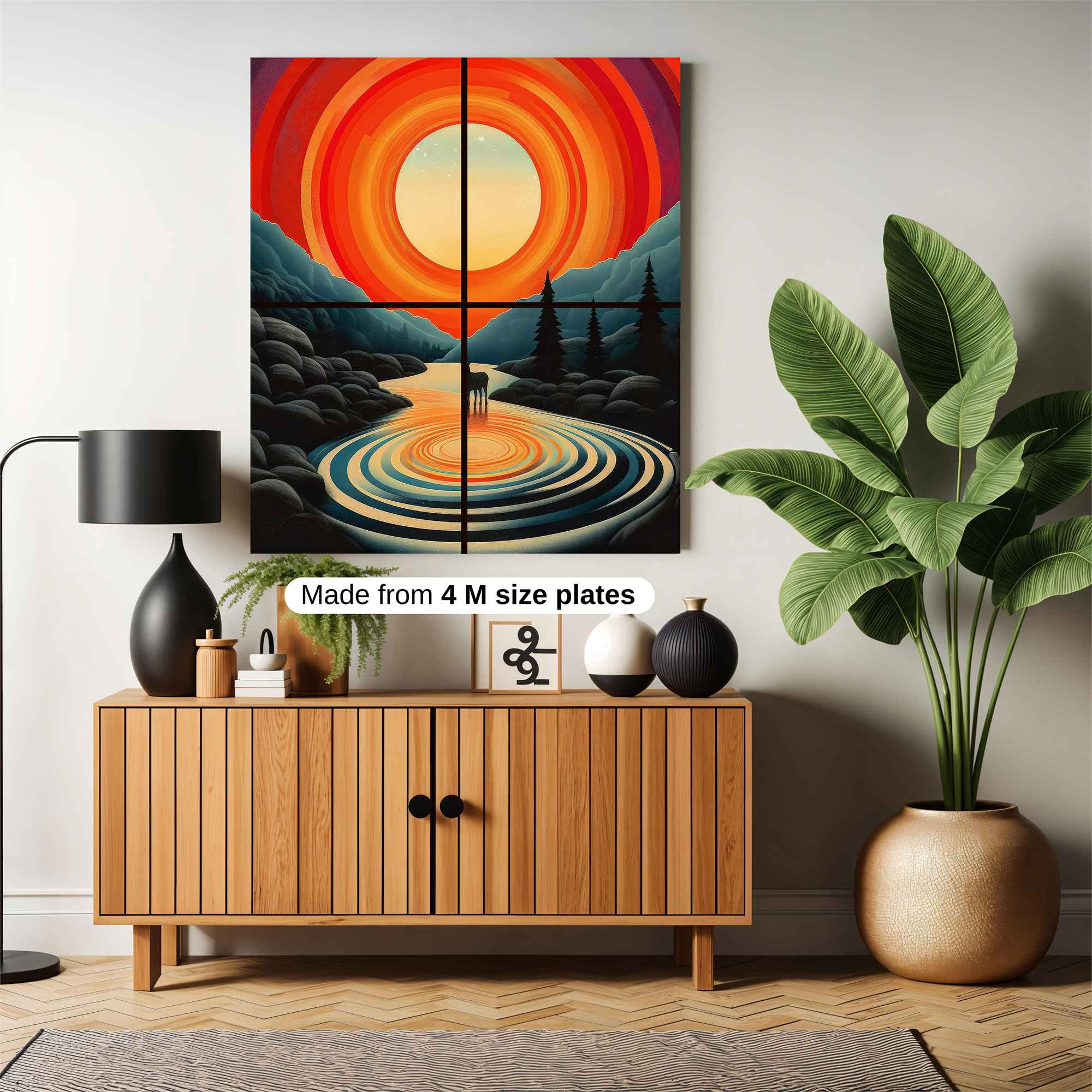 Deer Dreamscape Safe Wall Magnetic / M