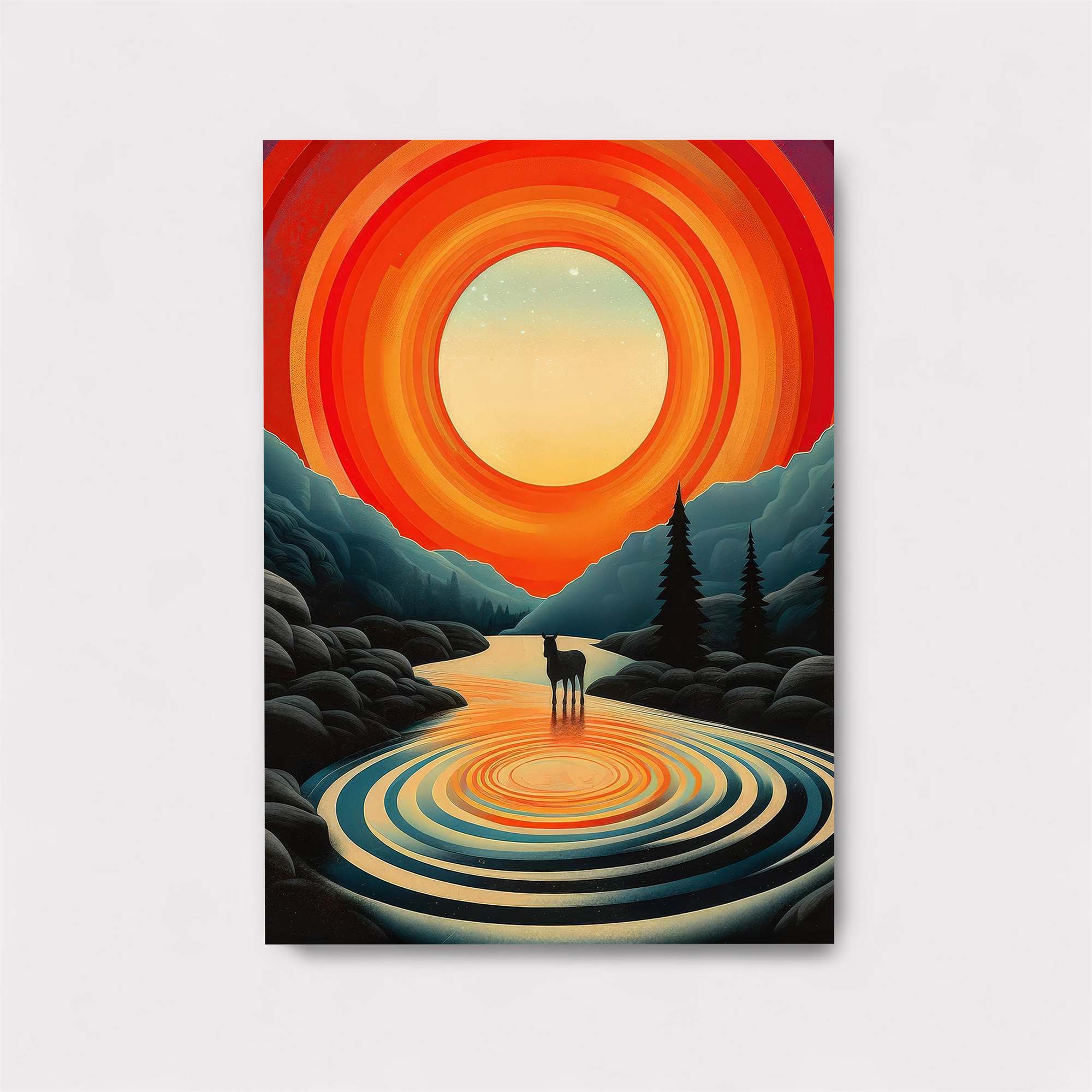 Deer Dreamscape Safe Wall Magnetic / M