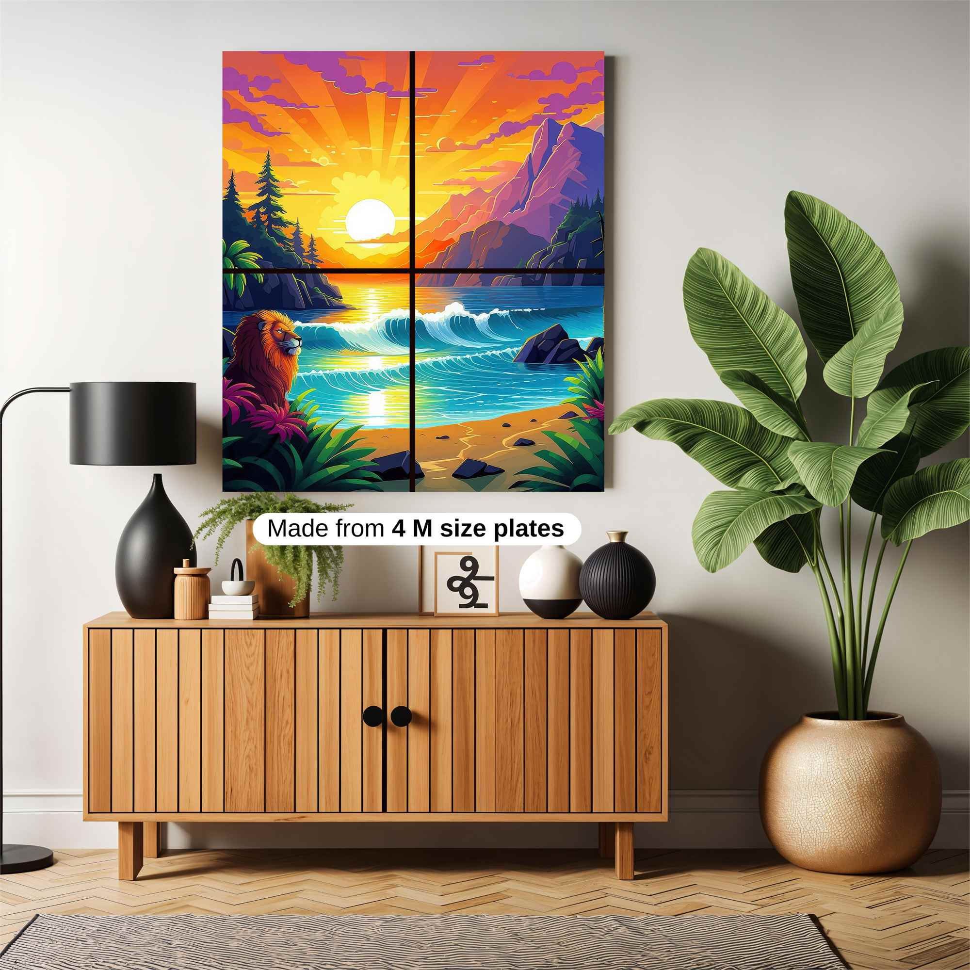 Lion Serenity Safe Wall Magnetic / M