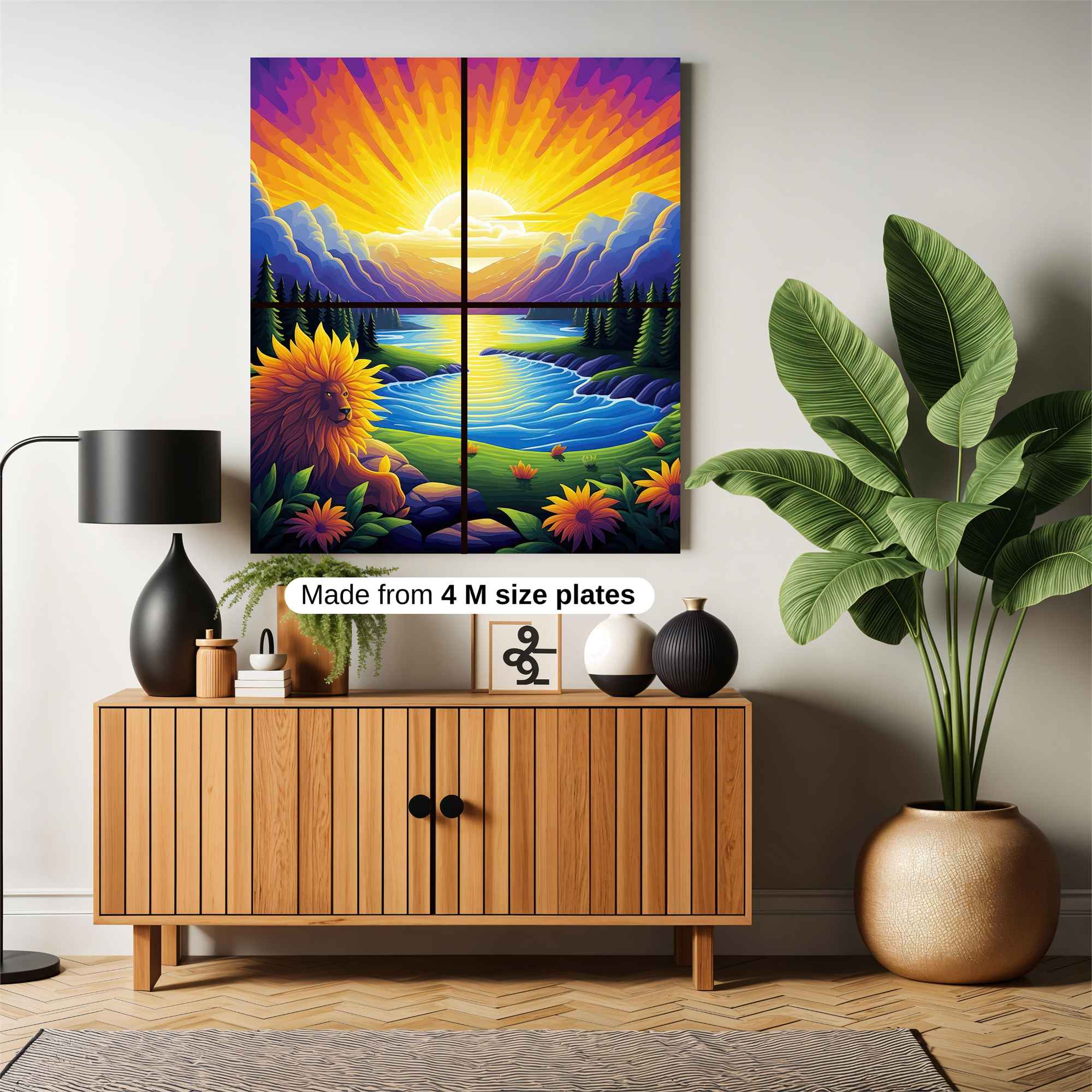 Lion Serenity Safe Wall Magnetic / M
