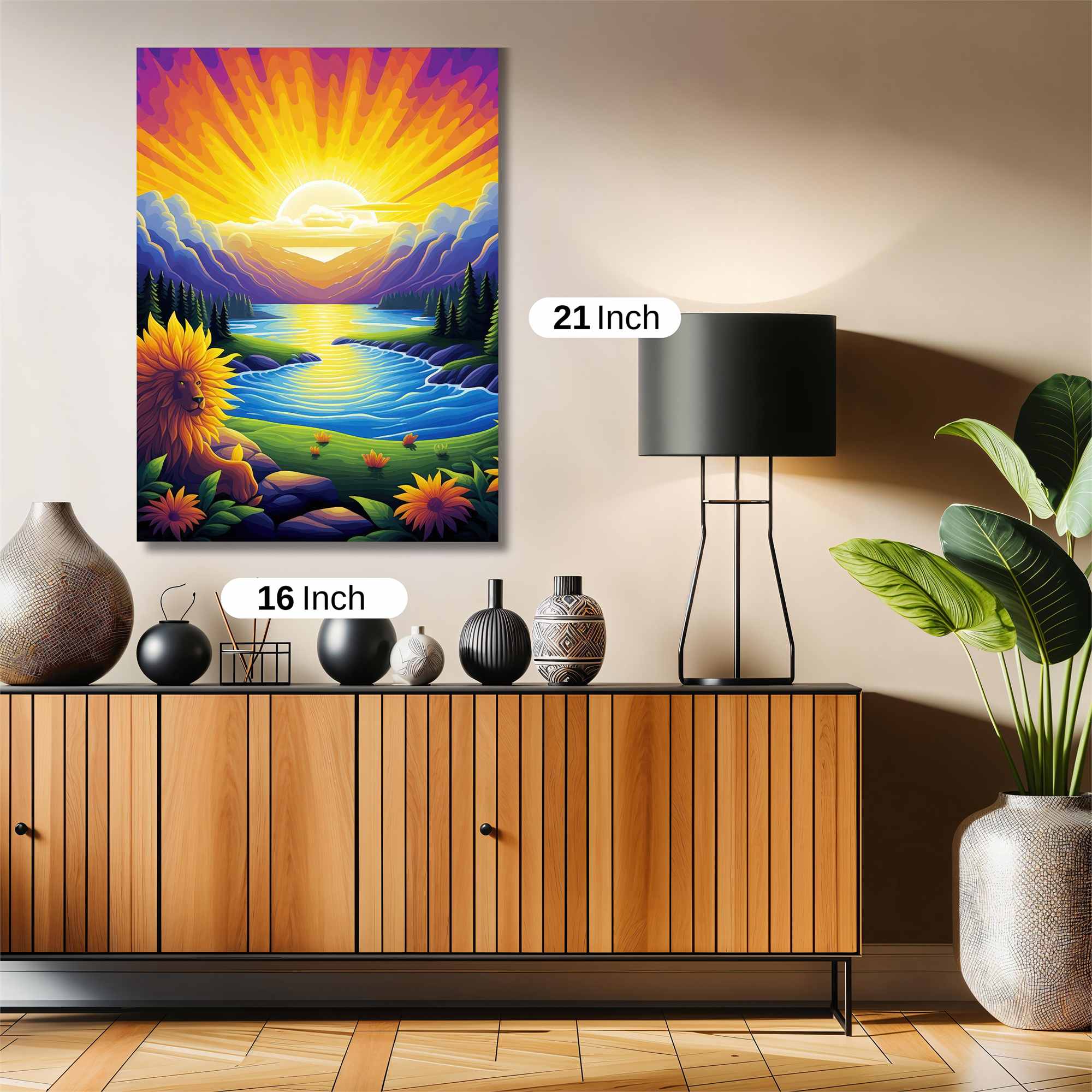 Lion Serenity Safe Wall Magnetic / M
