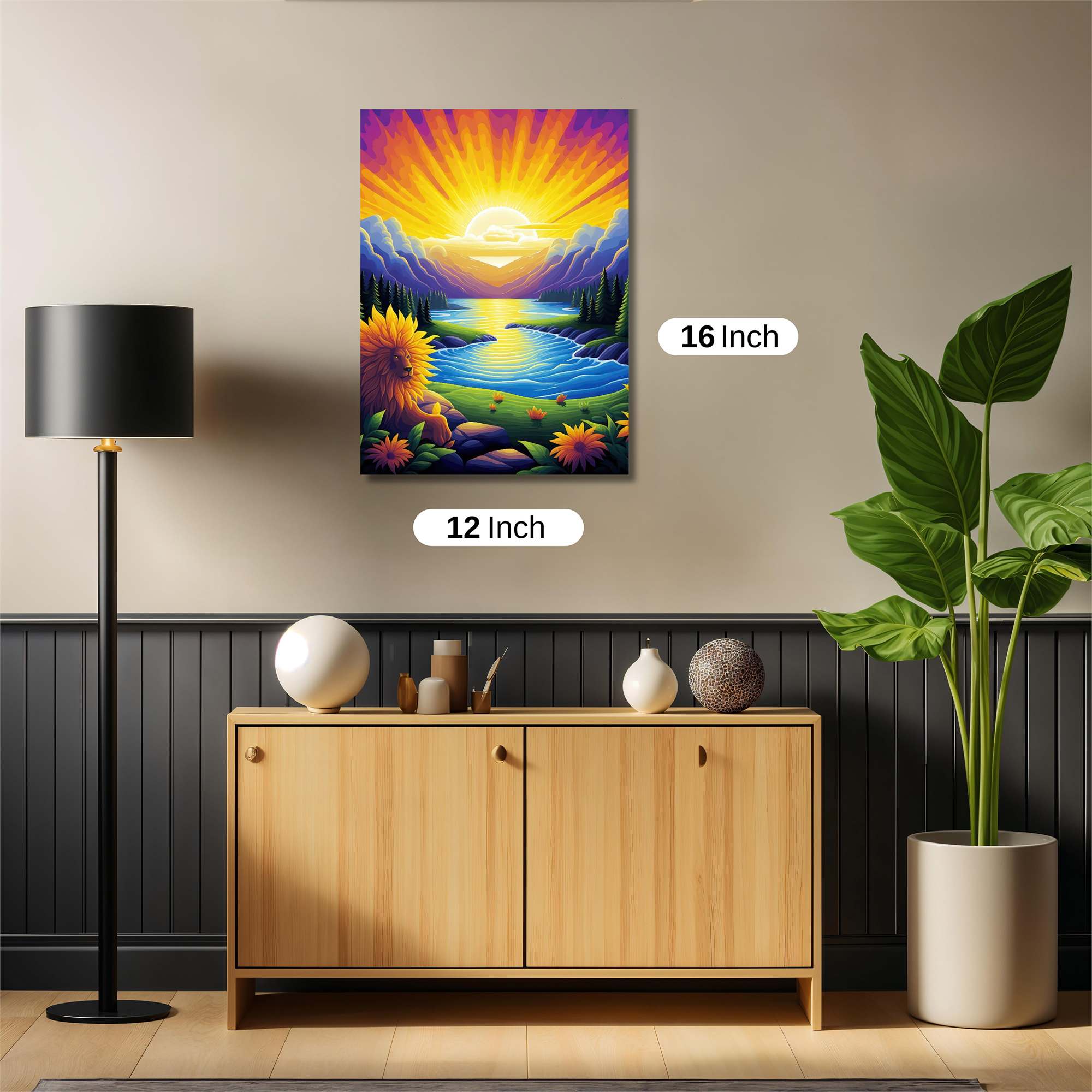 Lion Serenity Safe Wall Magnetic / M