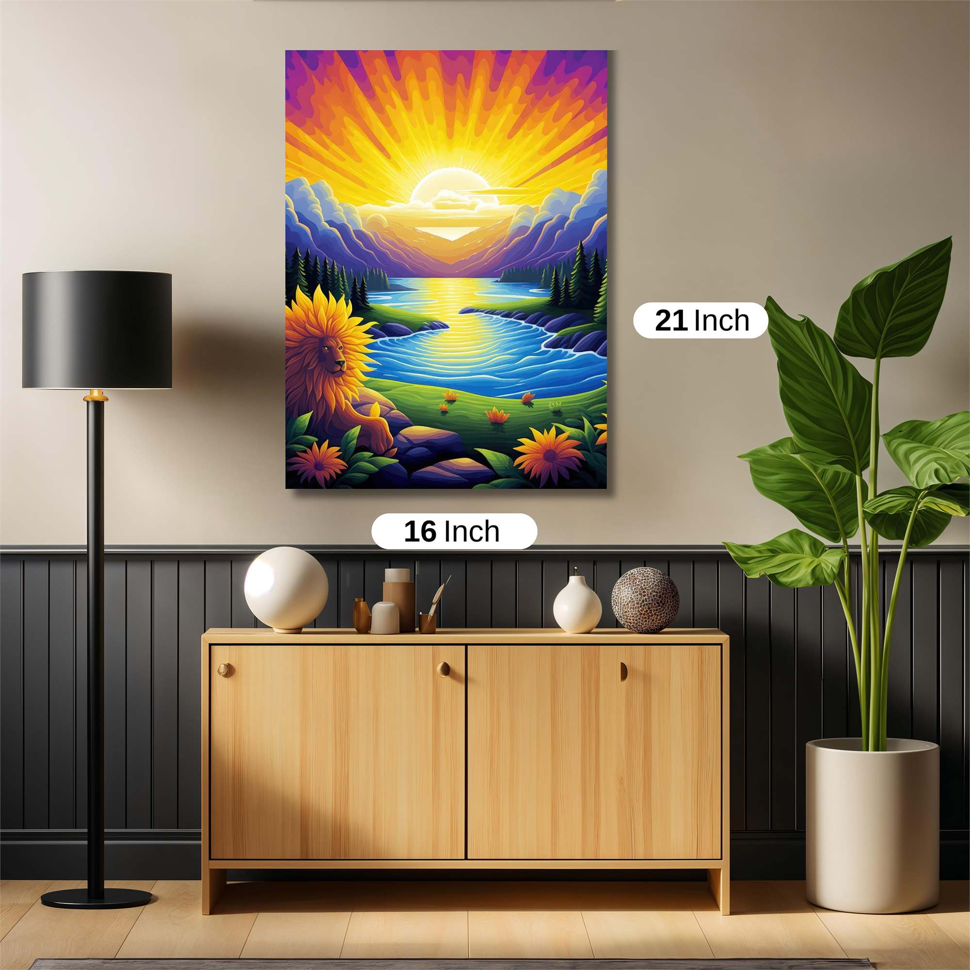 Lion Serenity Safe Wall Magnetic / M