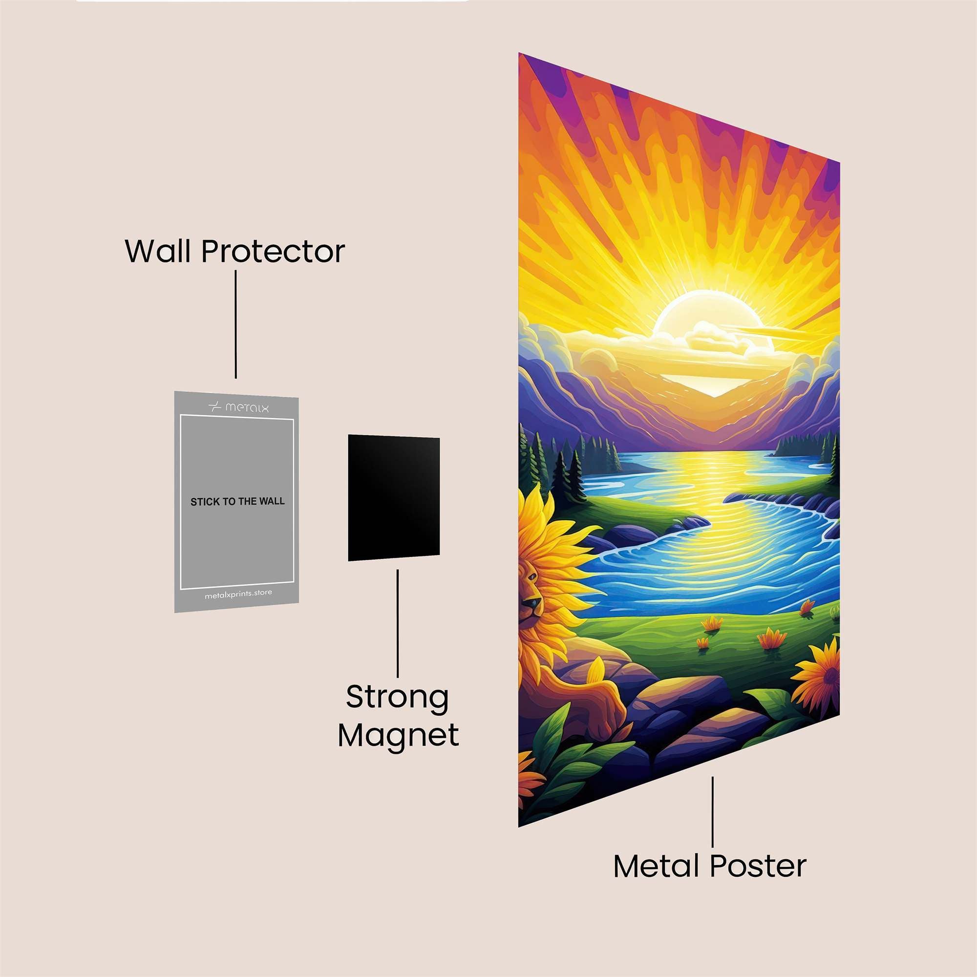 Lion Serenity Safe Wall Magnetic / M