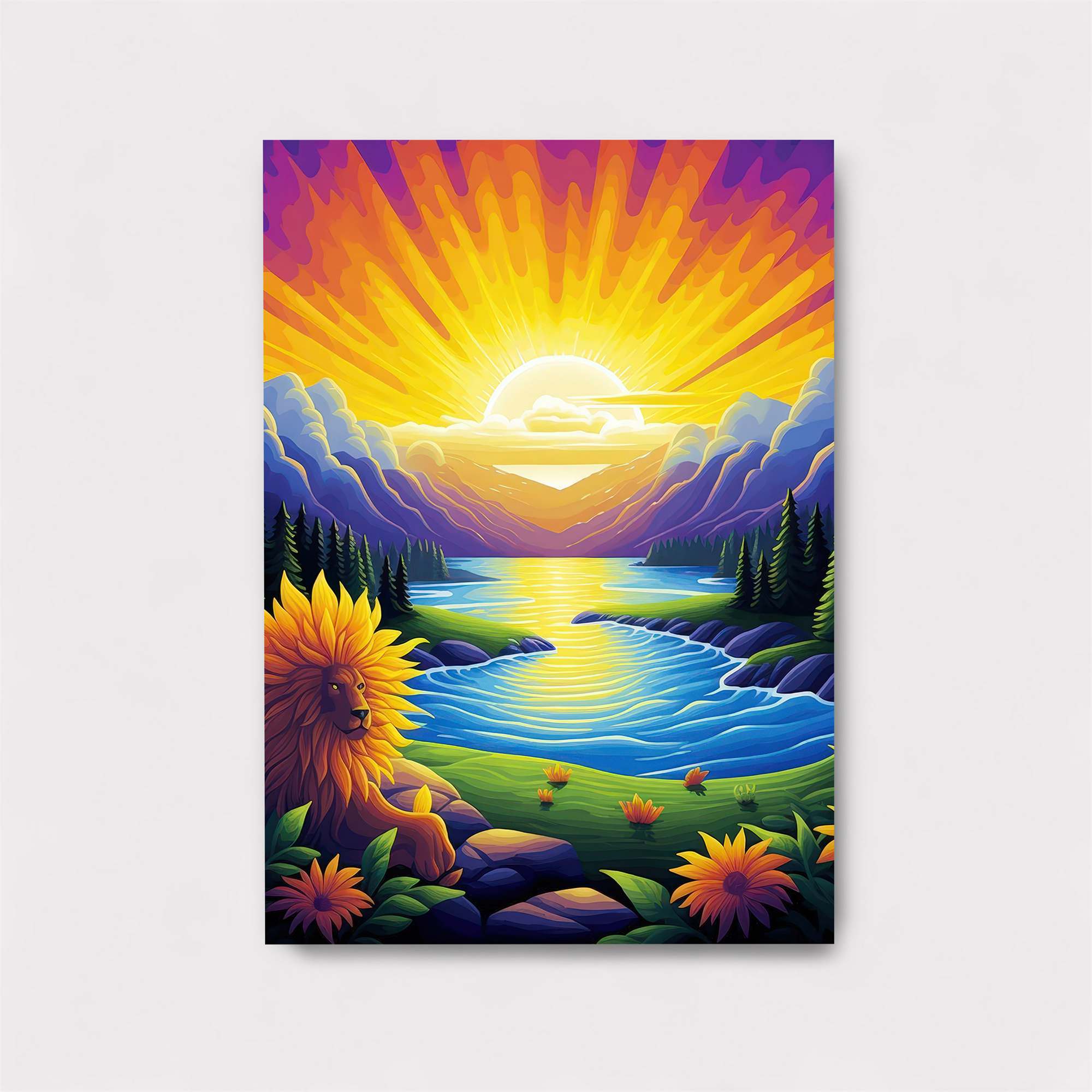 Lion Serenity Safe Wall Magnetic / M