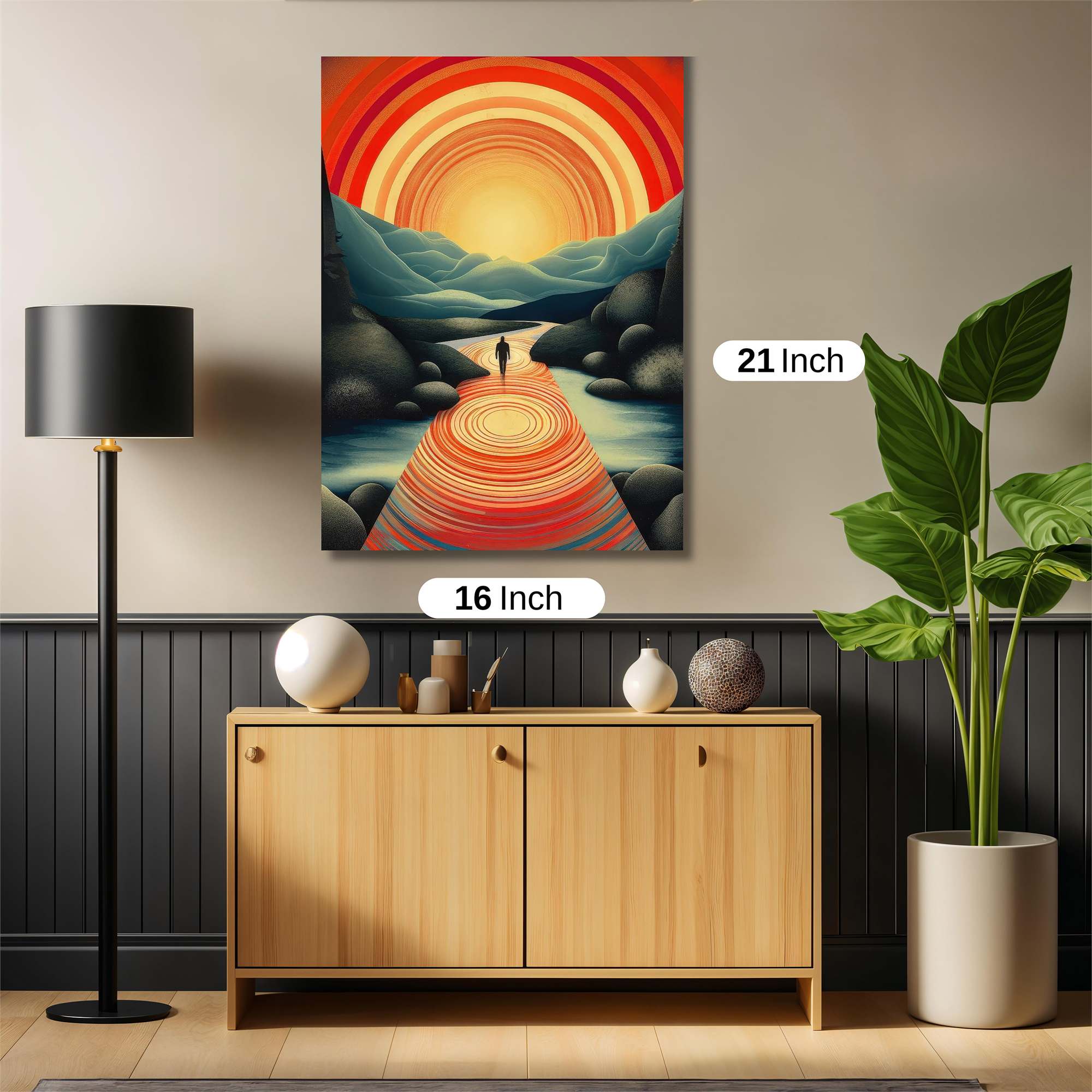 Sunrise Journey Safe Wall Magnetic / M