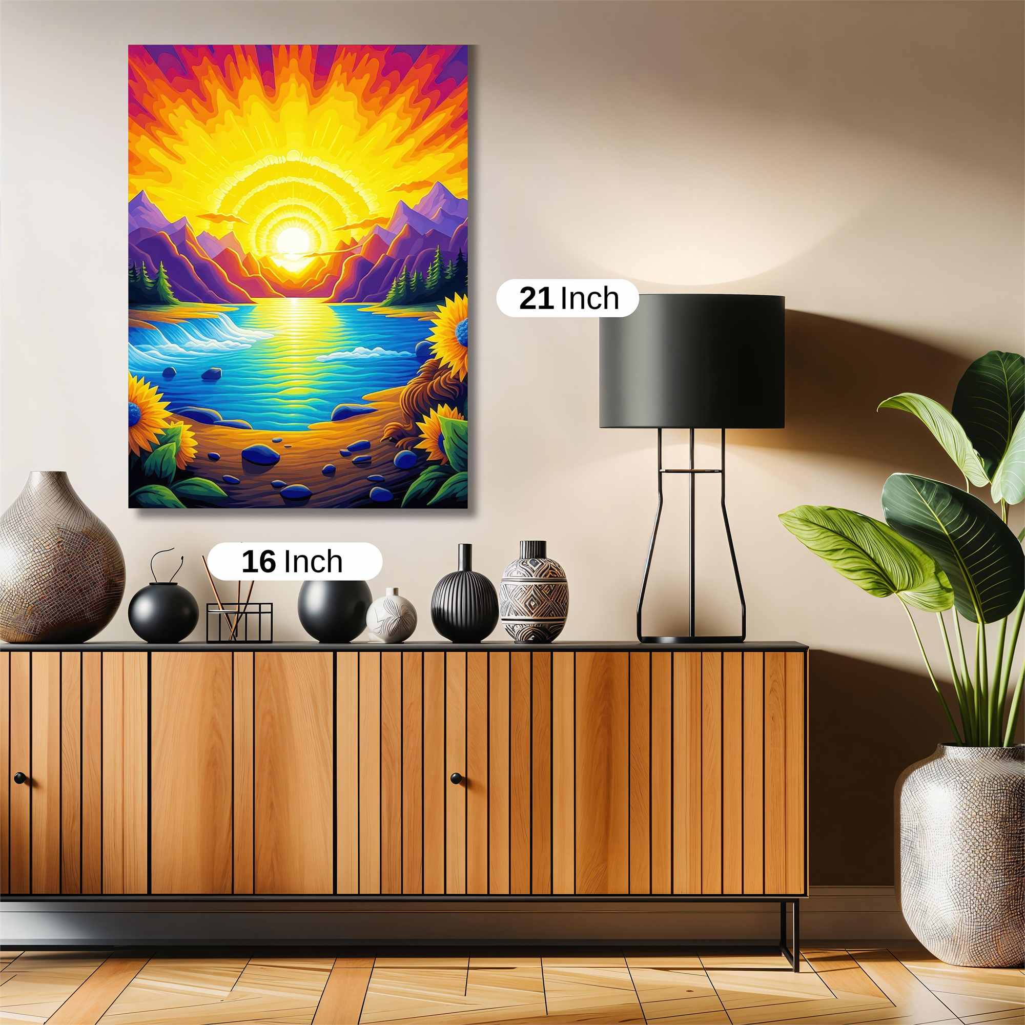 Sunrise Serenity Safe Wall Magnetic / M