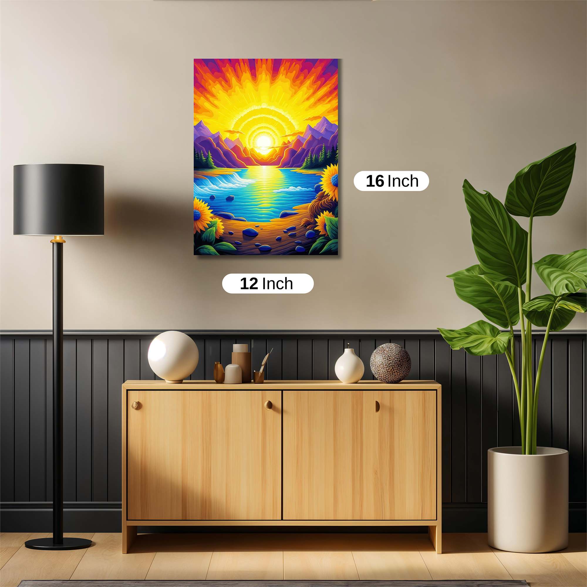 Sunrise Serenity Safe Wall Magnetic / M