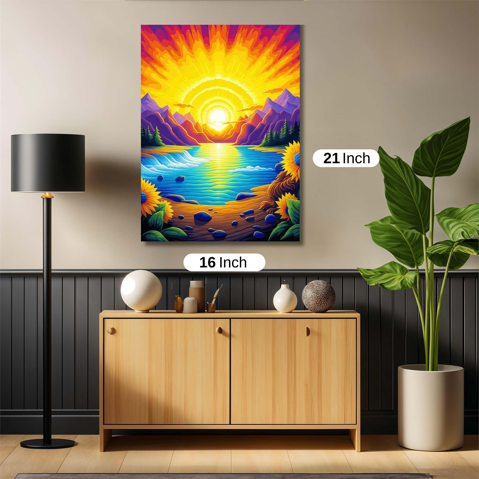 Sunrise Serenity Safe Wall Magnetic / M