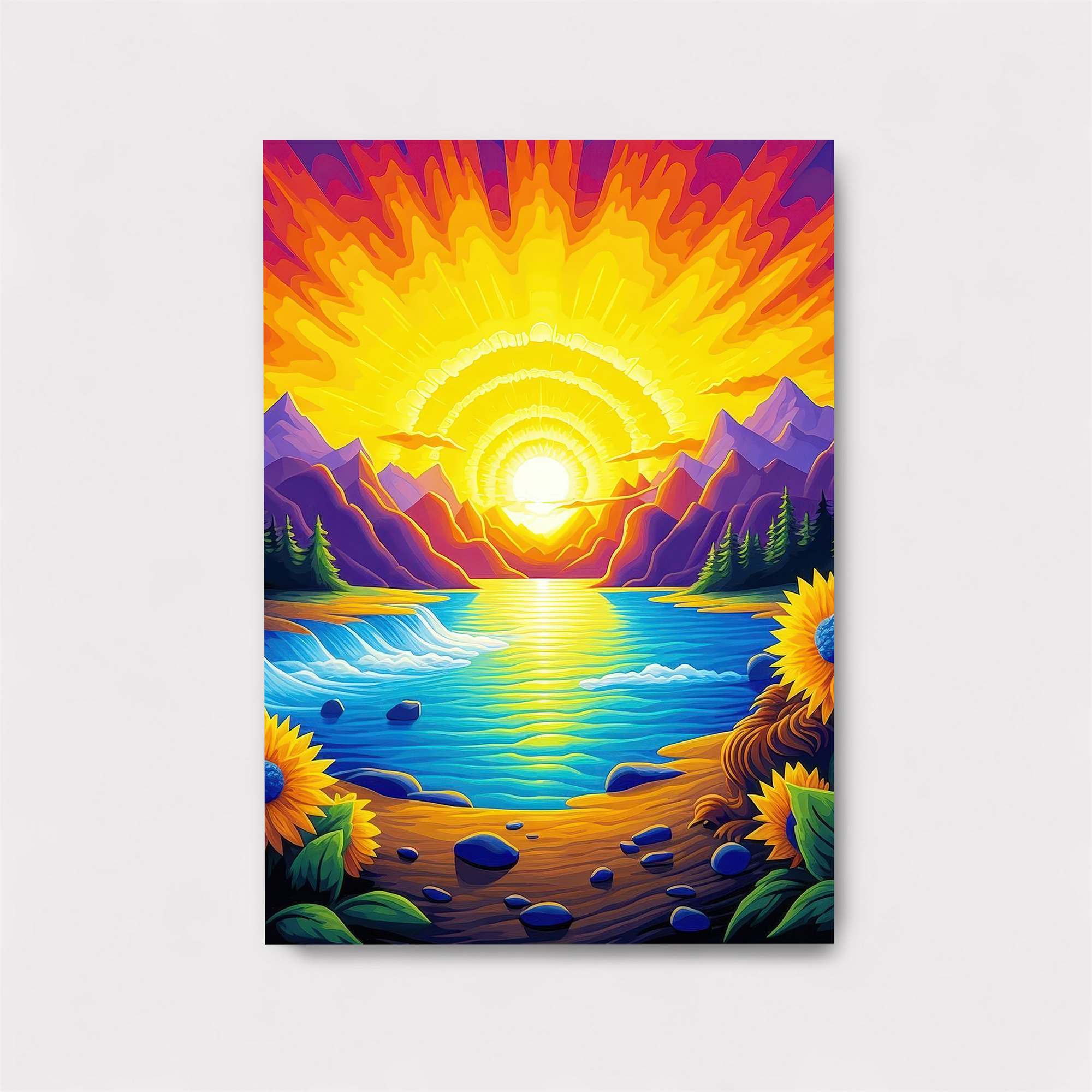 Sunrise Serenity Safe Wall Magnetic / M
