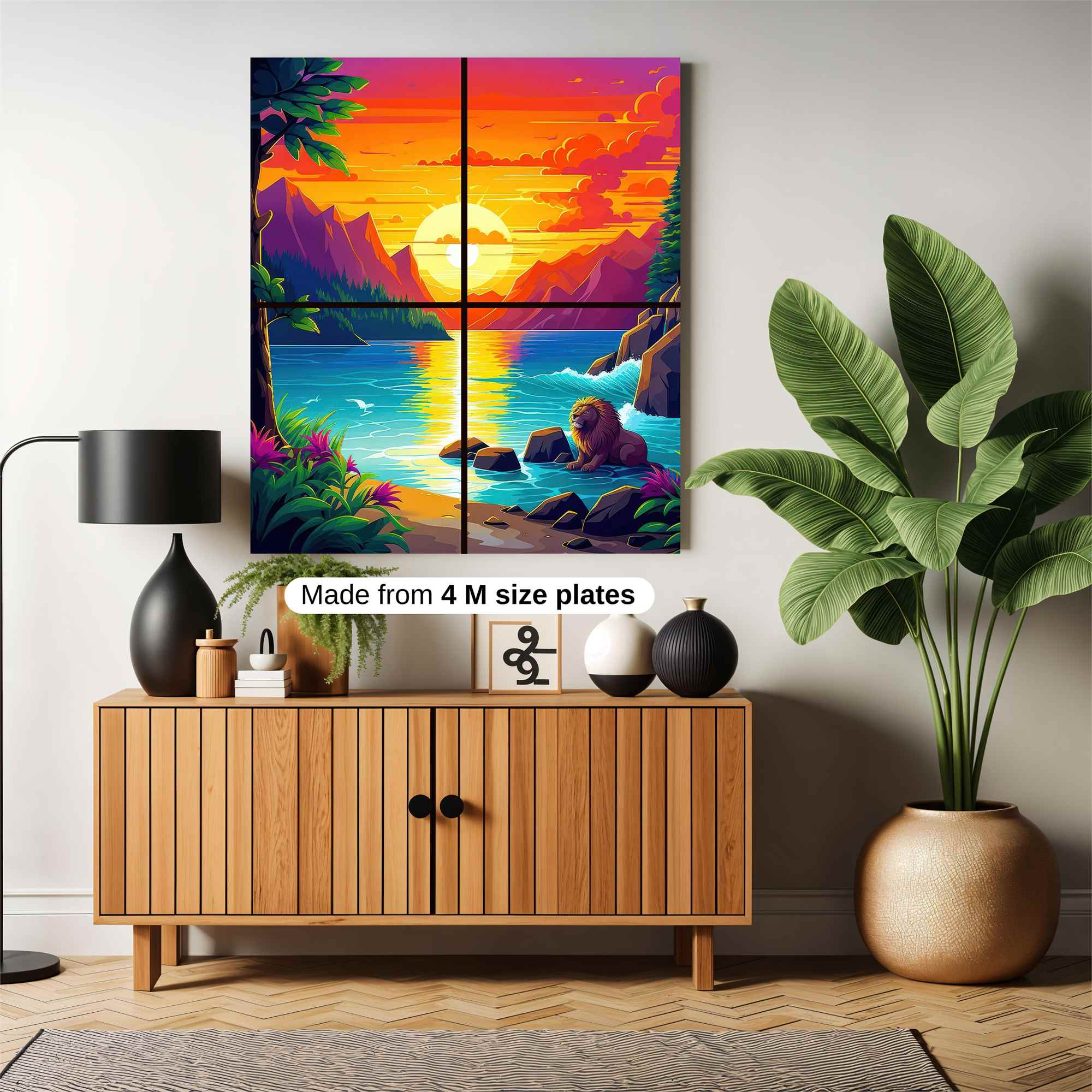 Lion Serenity Safe Wall Magnetic / M