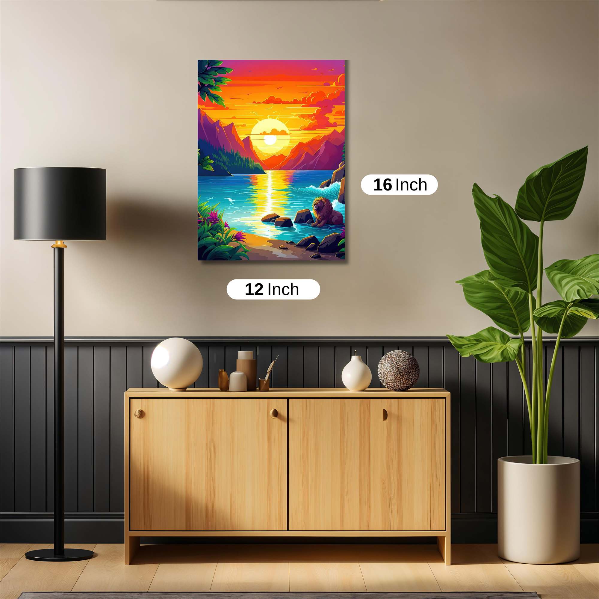 Lion Serenity Safe Wall Magnetic / M