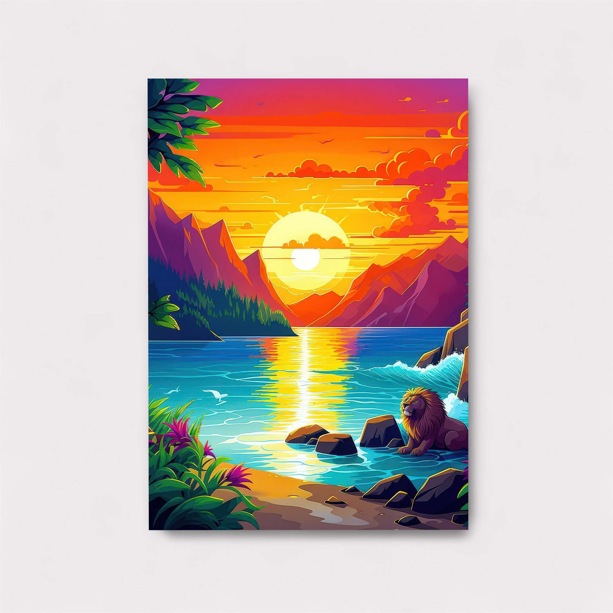 Lion Serenity Safe Wall Magnetic / M