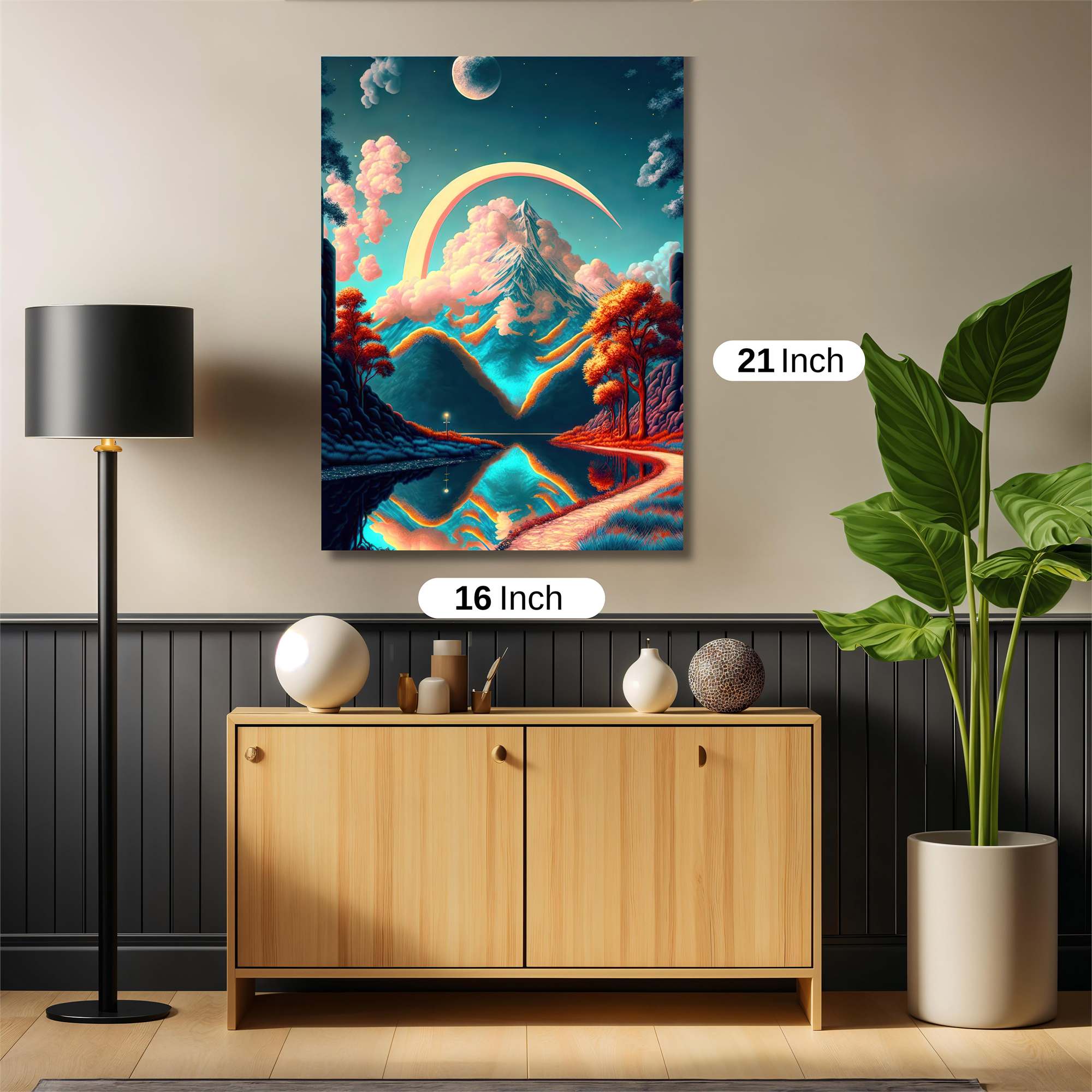 Moonlit Serenity Safe Wall Magnetic / M