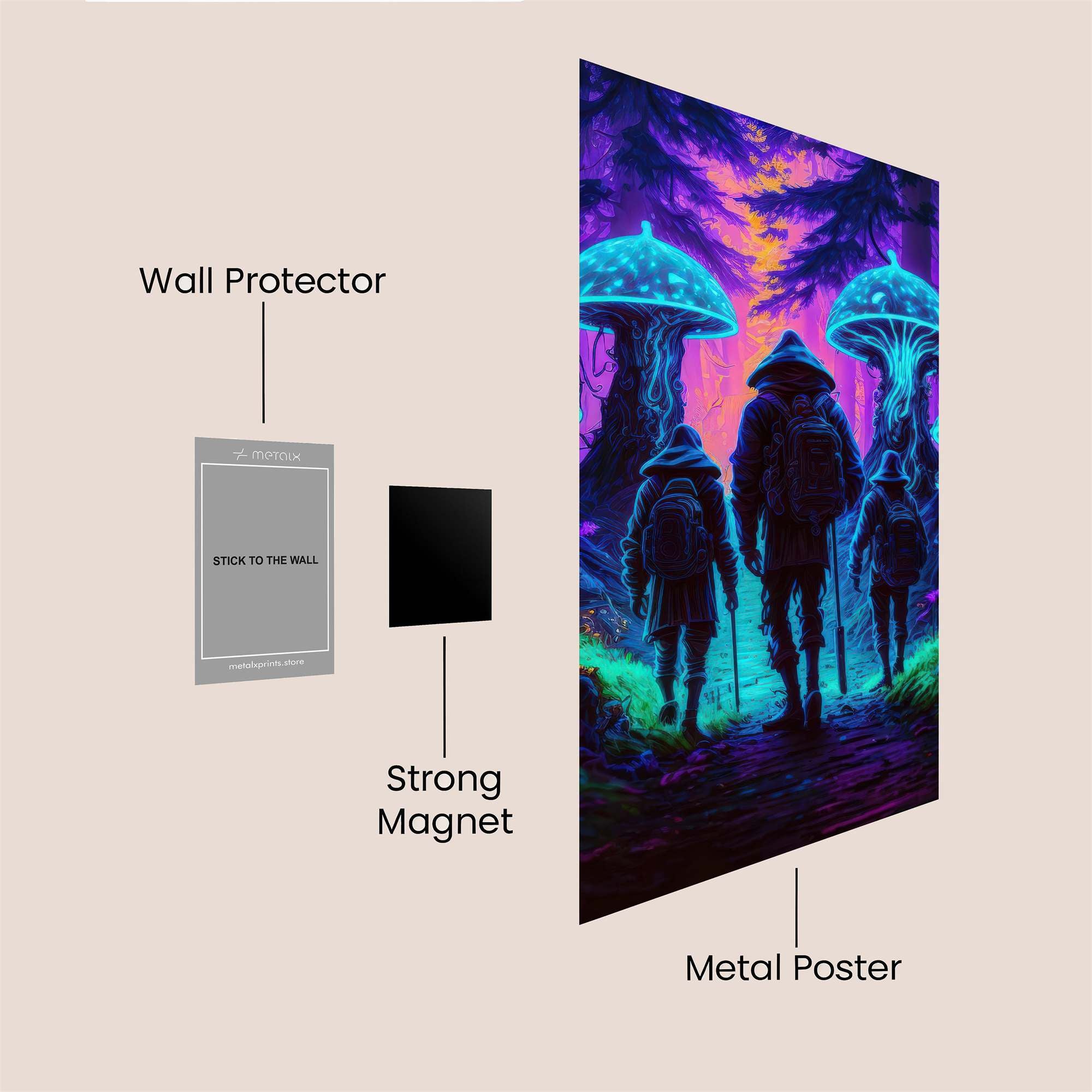Mystic Adventure Safe Wall Magnetic / M