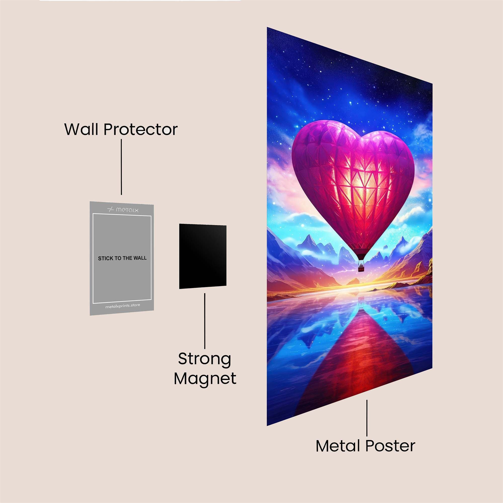 Love Ascends Safe Wall Magnetic / M