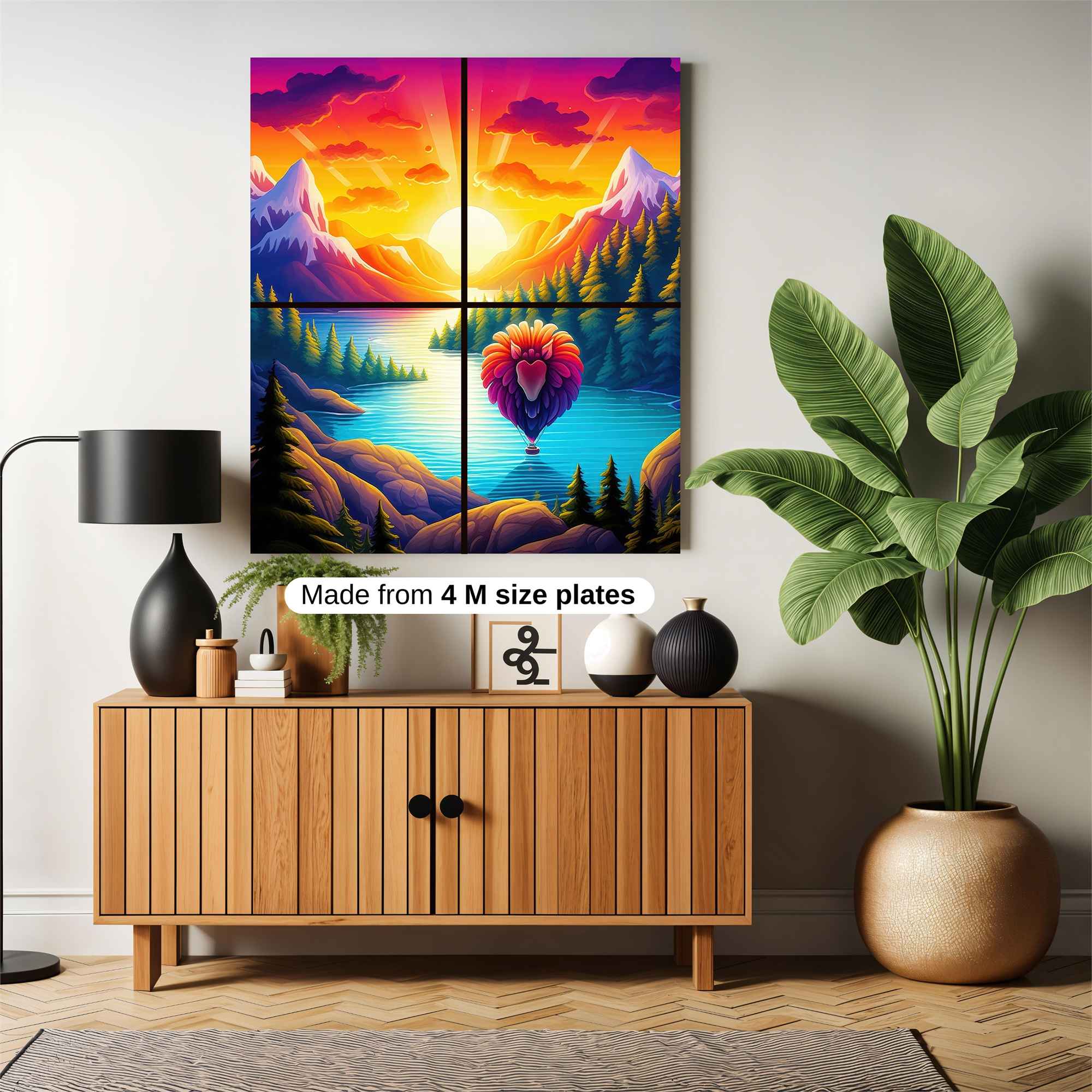 Sunset Serenity Safe Wall Magnetic / M