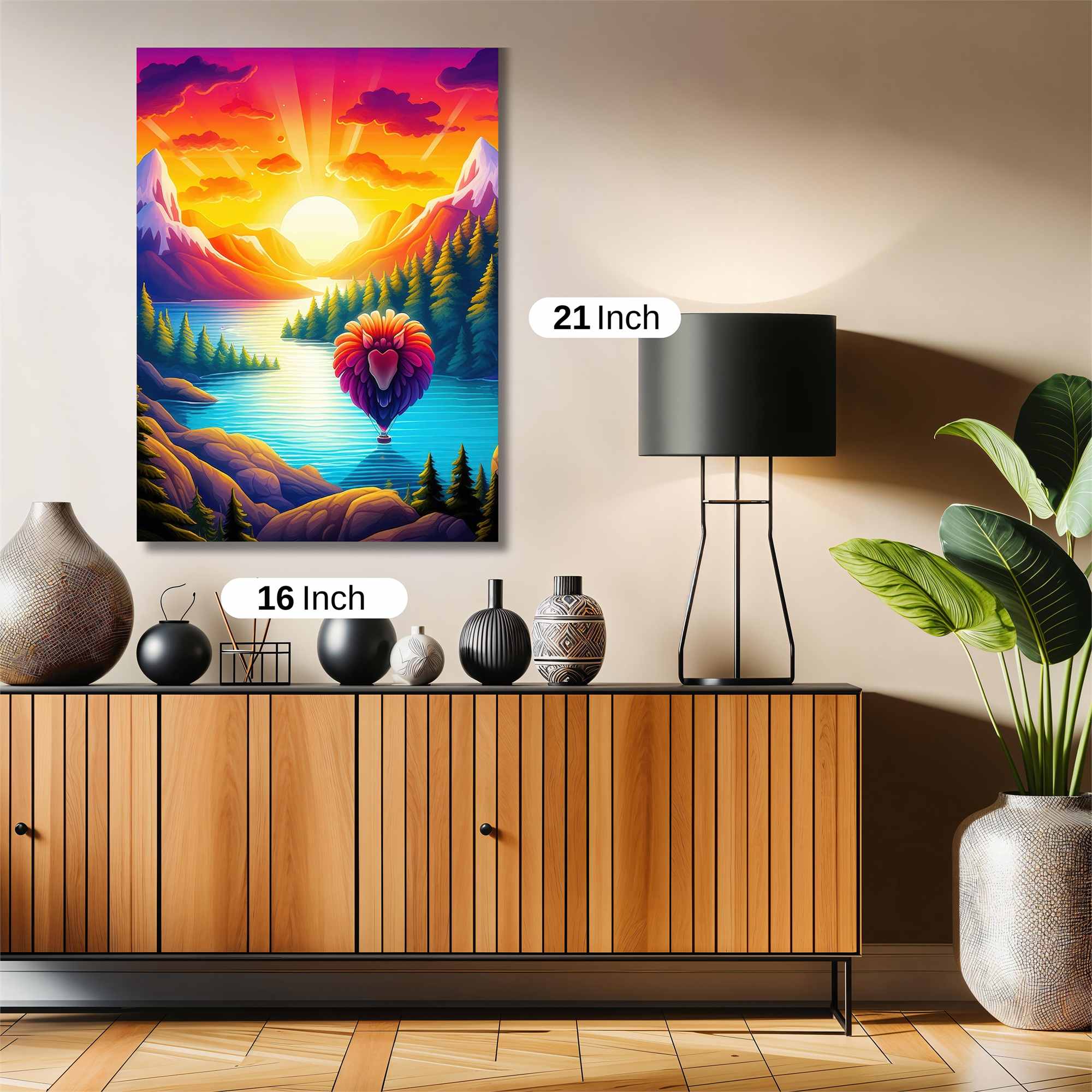 Sunset Serenity Safe Wall Magnetic / M