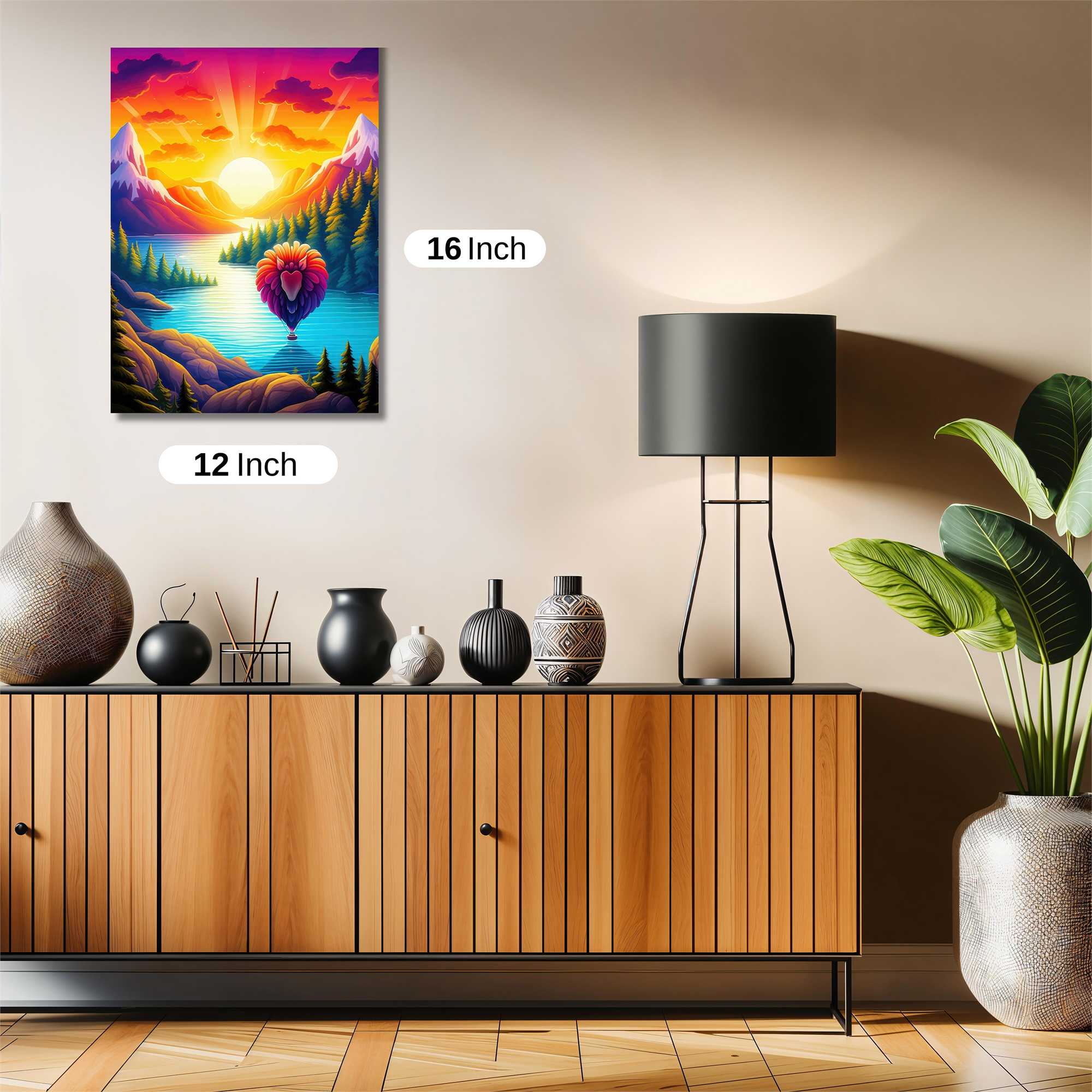 Sunset Serenity Safe Wall Magnetic / M