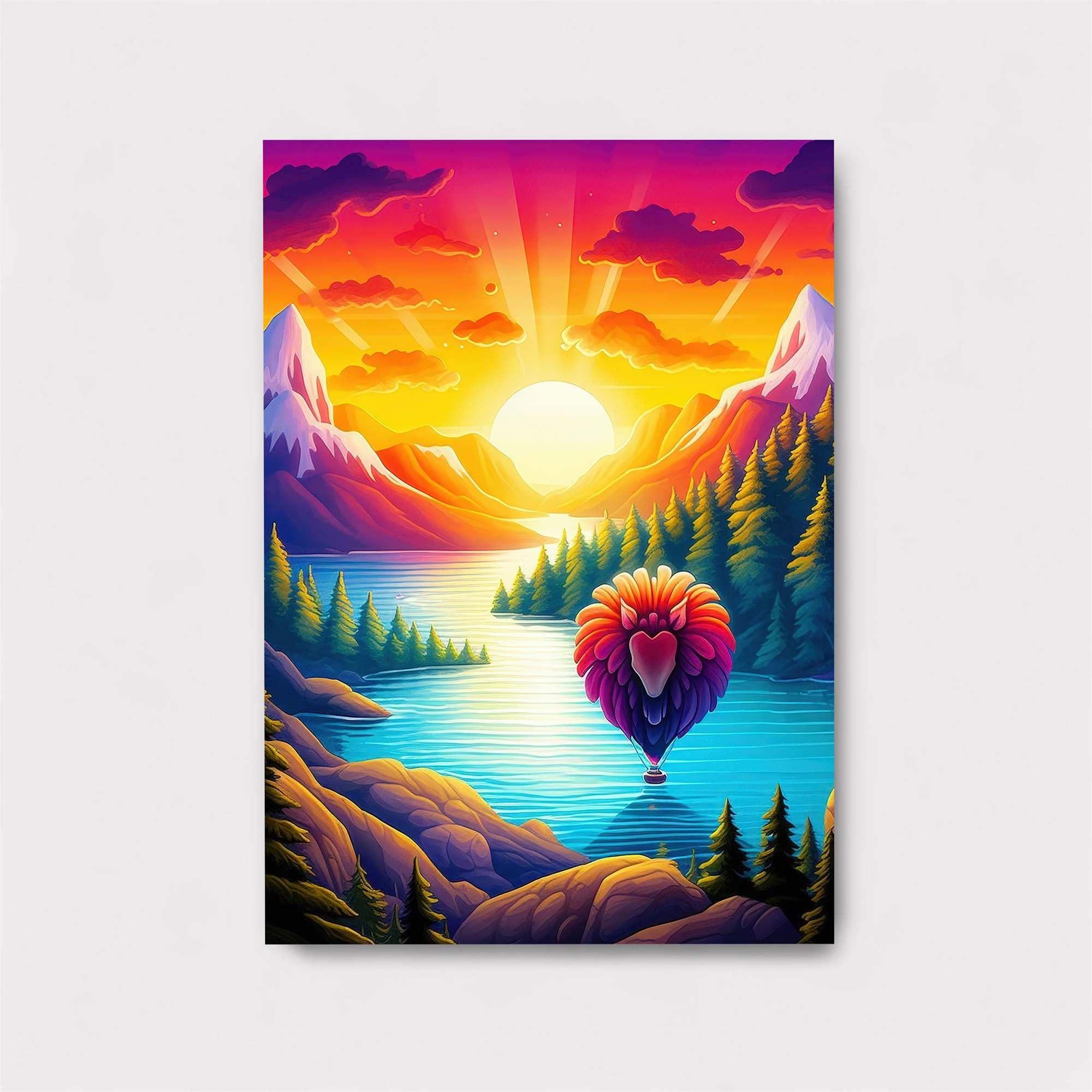 Sunset Serenity Safe Wall Magnetic / M