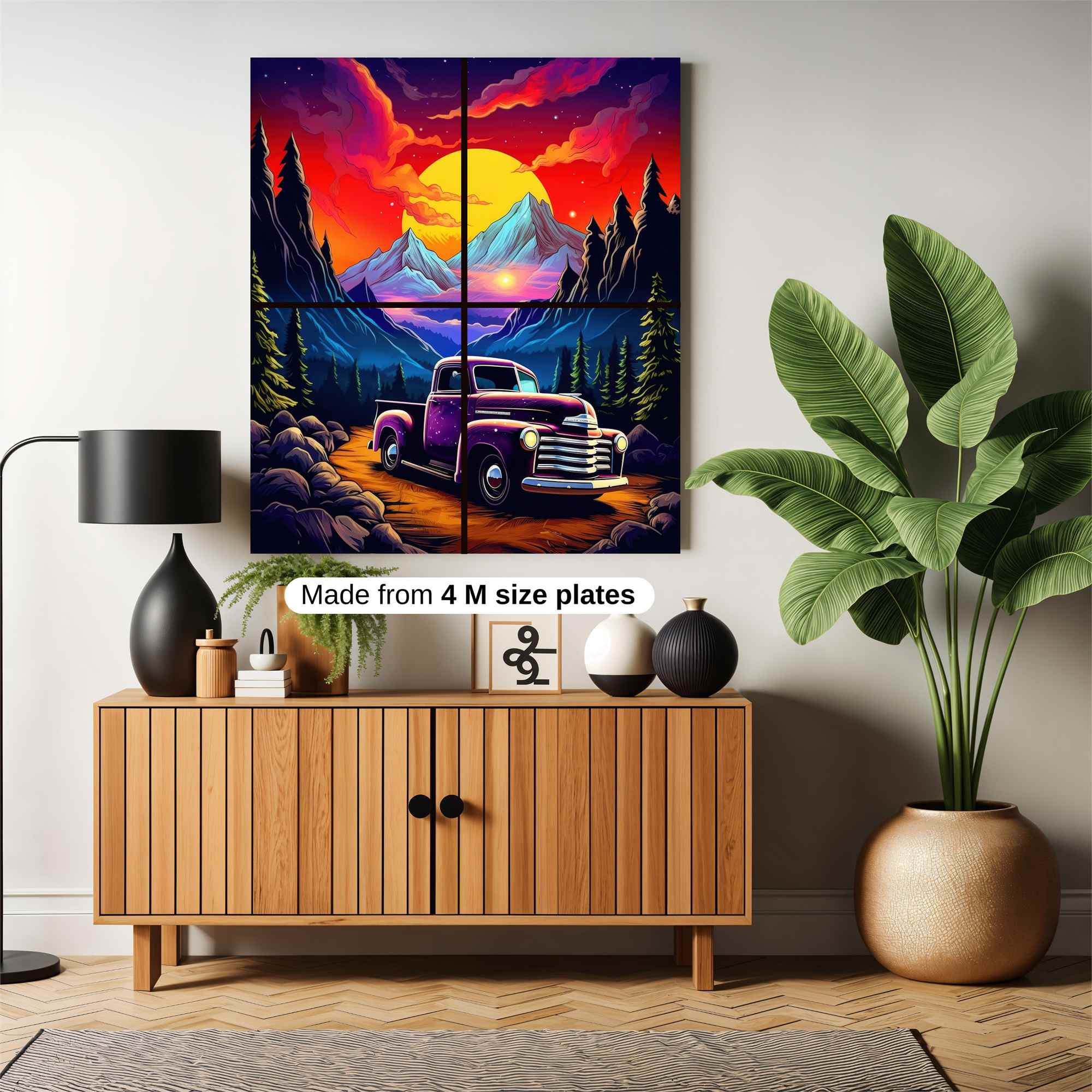 Sunset Serenity Safe Wall Magnetic / M