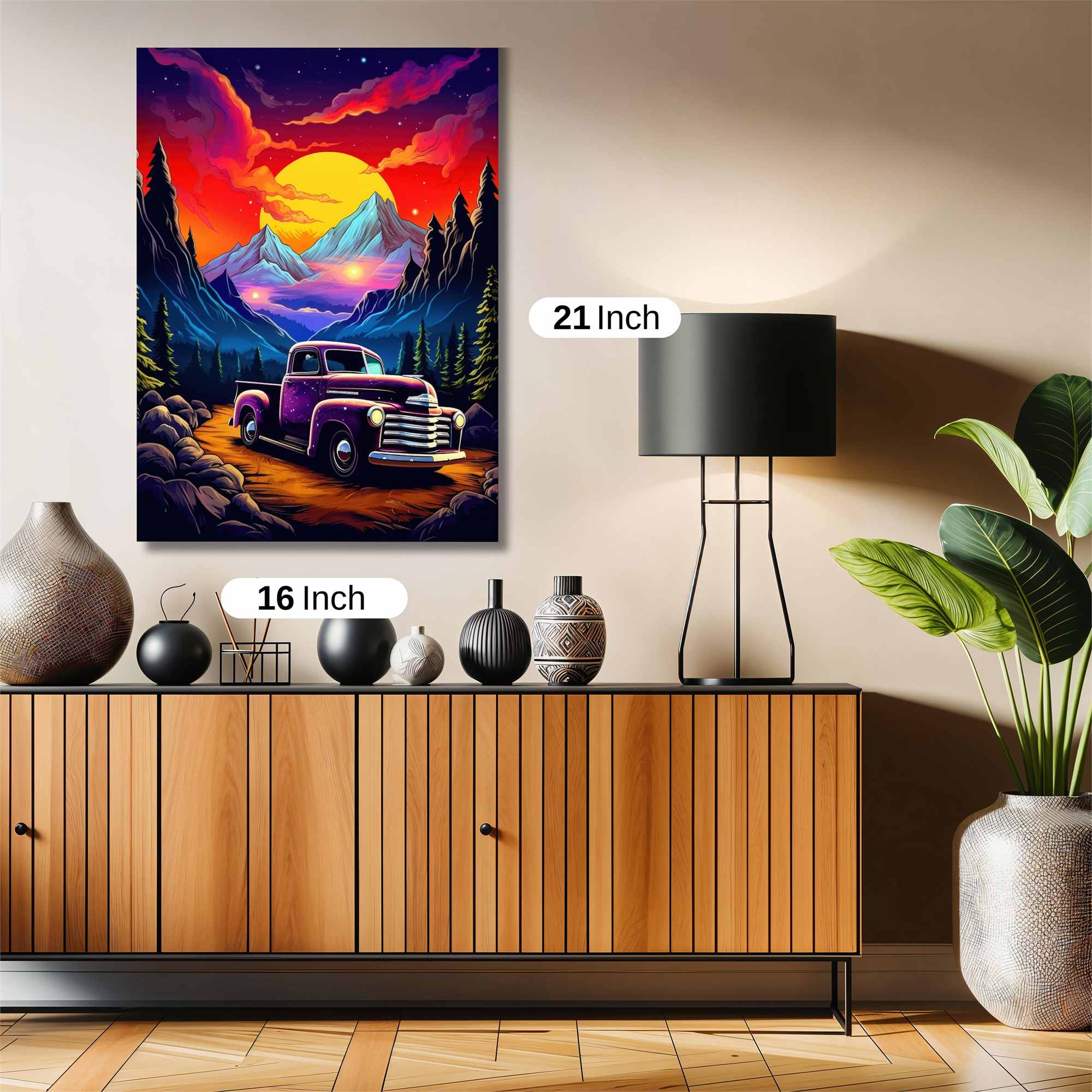 Sunset Serenity Safe Wall Magnetic / M