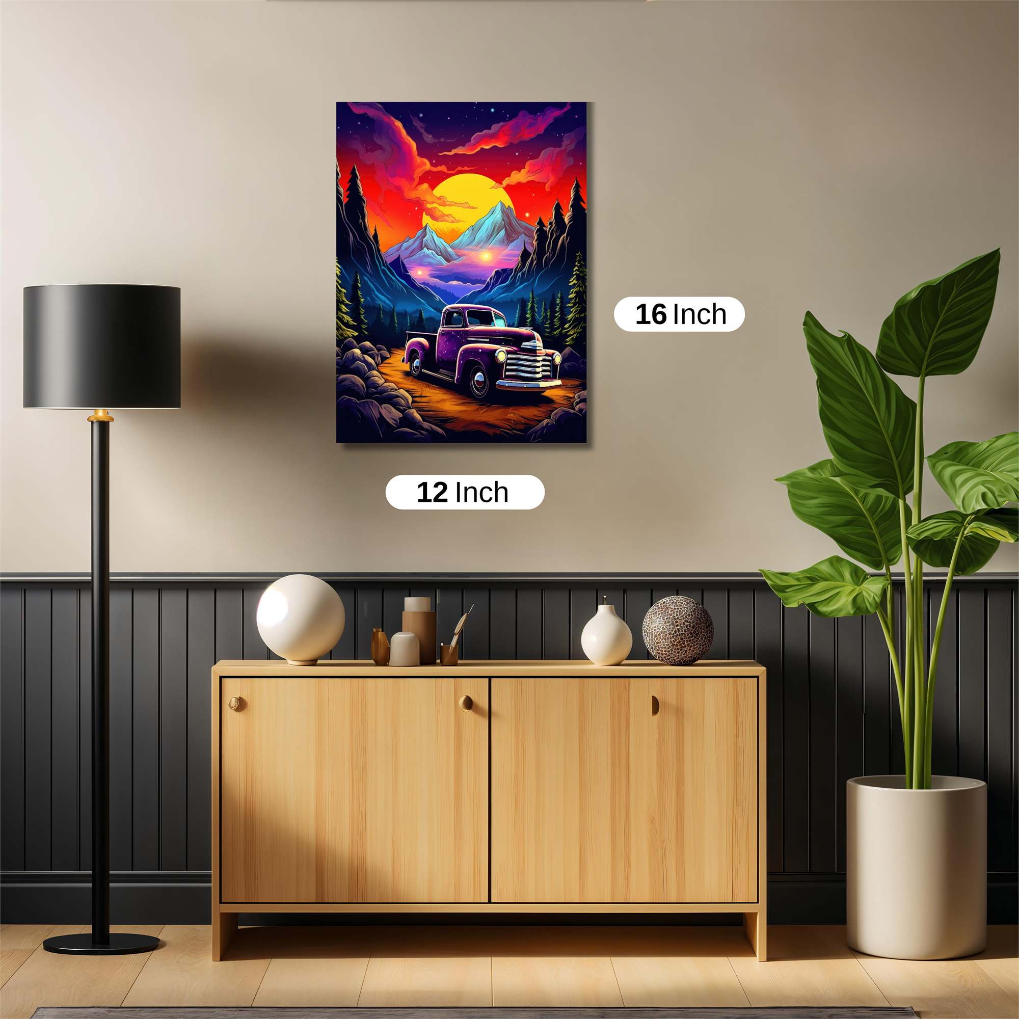 Sunset Serenity Safe Wall Magnetic / M