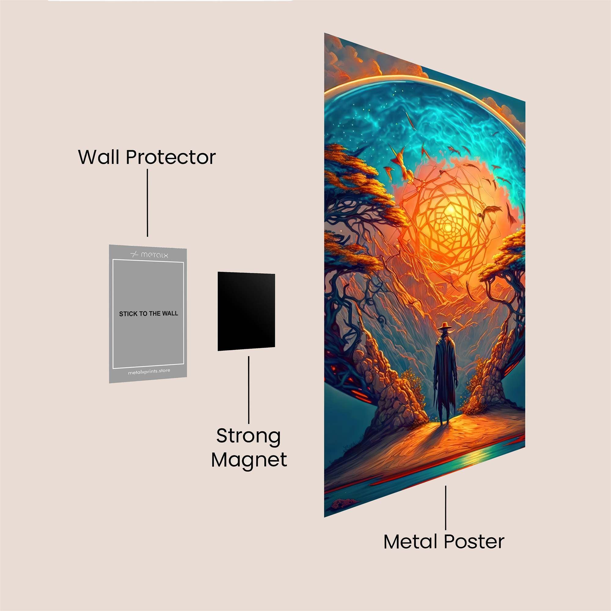 Journey Enigmatic Safe Wall Magnetic / M