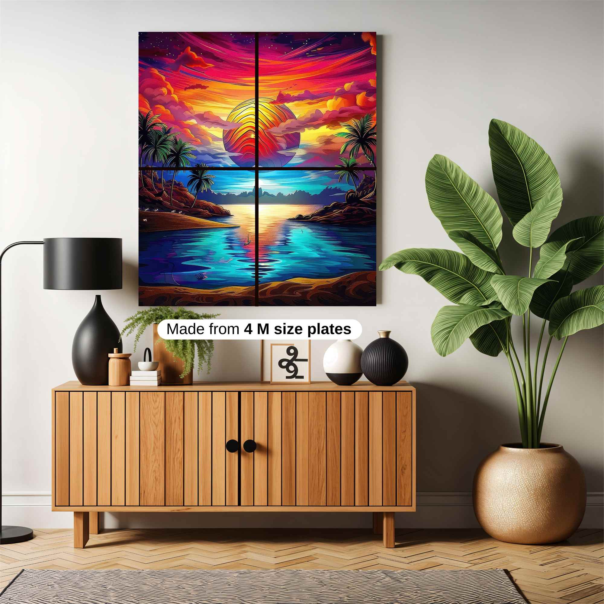 Sunset Rapture Safe Wall Magnetic / M