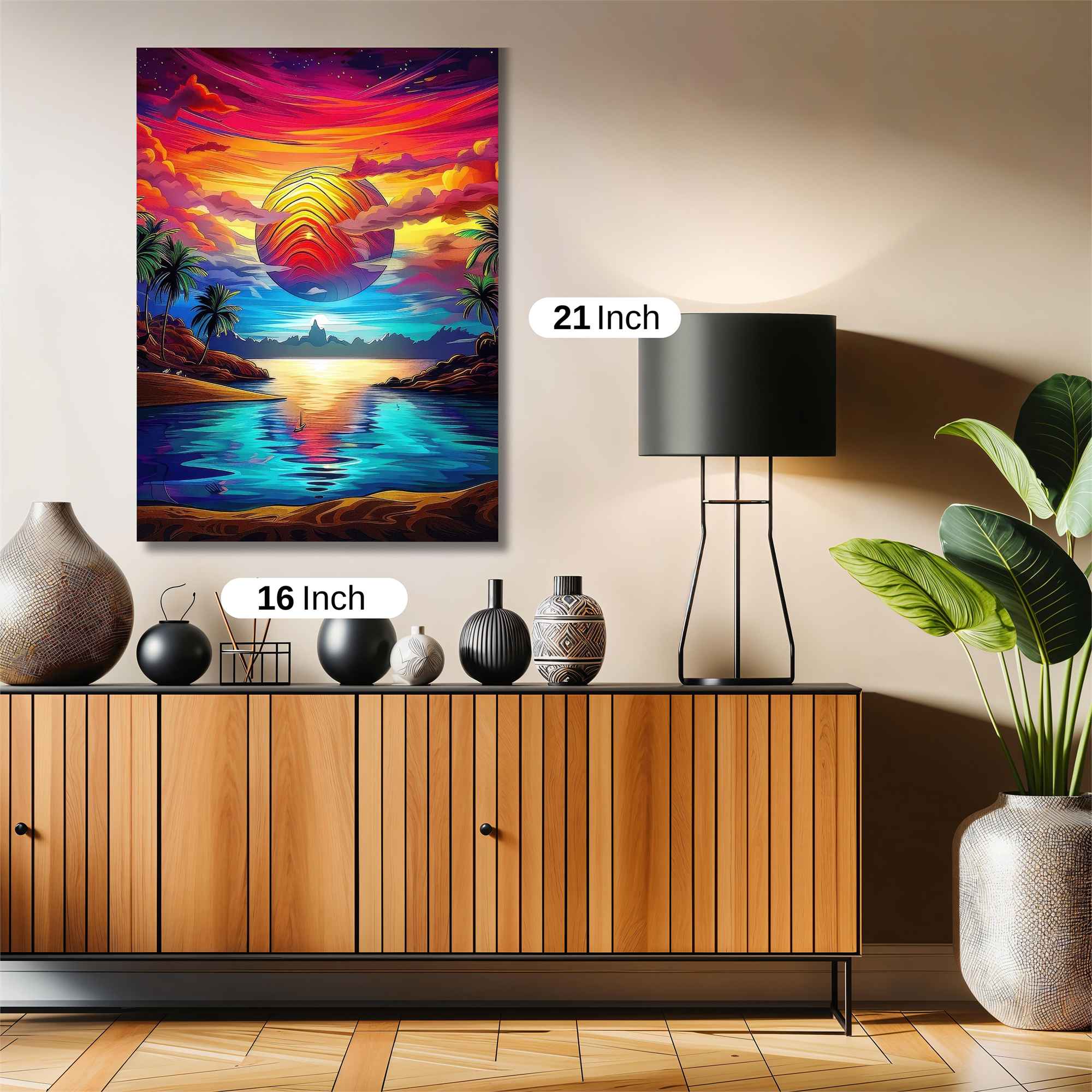 Sunset Rapture Safe Wall Magnetic / M