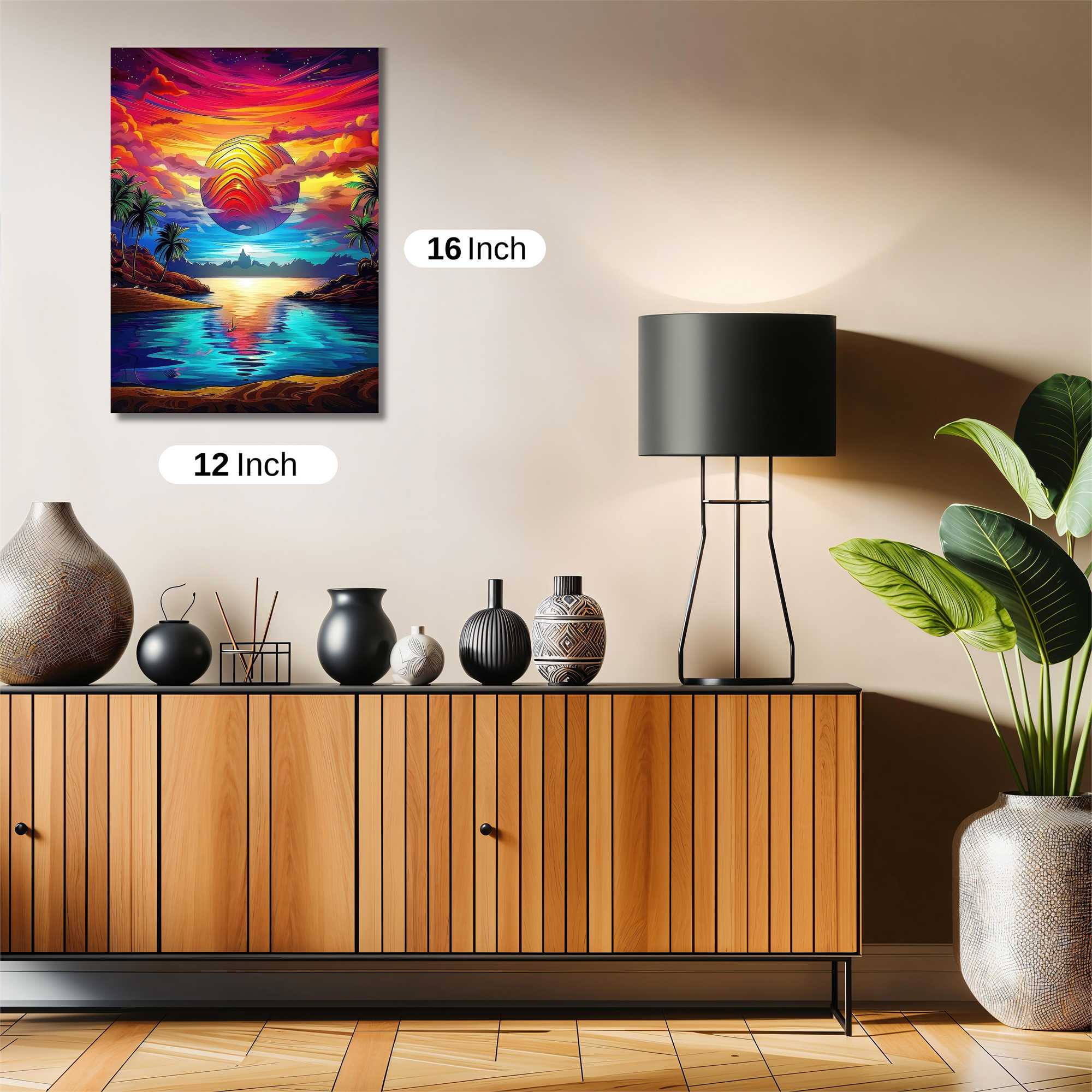 Sunset Rapture Safe Wall Magnetic / M