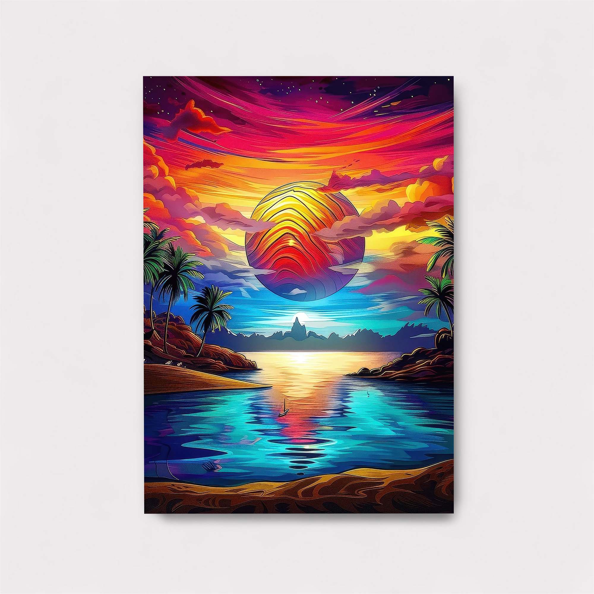 Sunset Rapture Safe Wall Magnetic / M